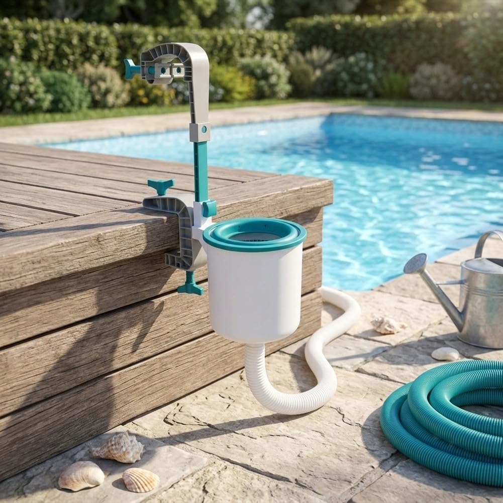 Skimmer para Piscina Elevada Recogedor de Residuos Skimmer para