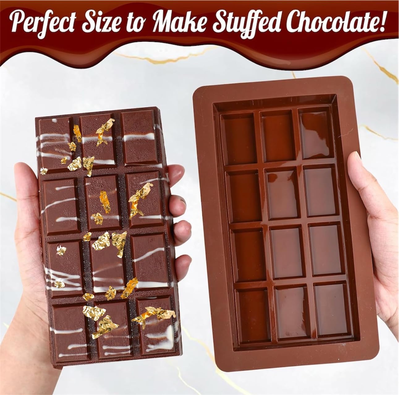 JUMBO DIY Dubai Pistachio Chocolate Bar Making Kit Pistachio Butter, Knafeh/Phyllo Dough, Chocolate Complete Set (24k Gold Flakes Included) (Milk-Chocolate)