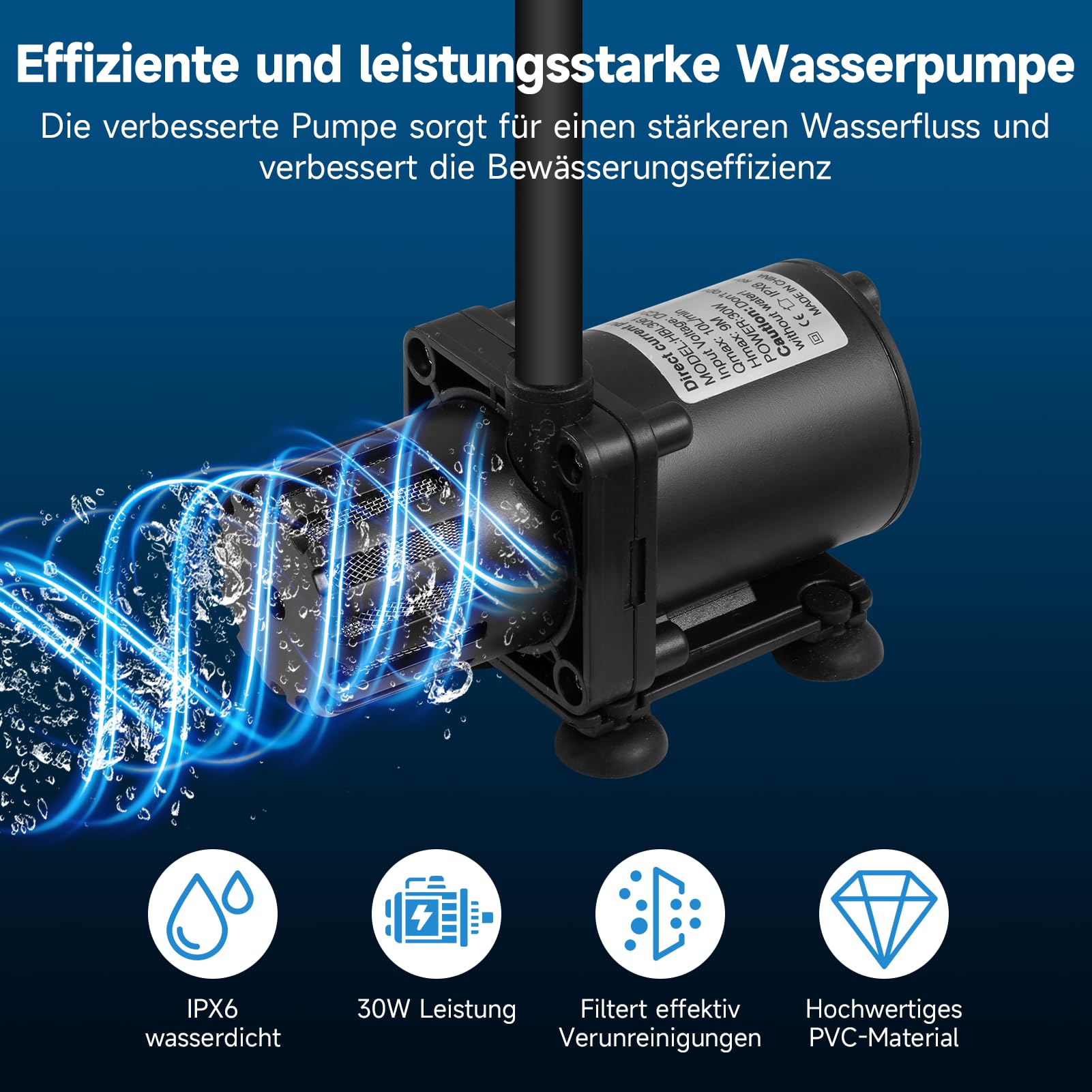 Automatisches Bewässerungssystem,Automatische Bewässerung mit Faltbarem 5L Eimer,30W Wasserpumpe,8 Tropfdüsen,Niedrigwassersensor,Bewässerungssystem für Zimmerpflanzen,Balkon Pflanzen,Topfpflanzen