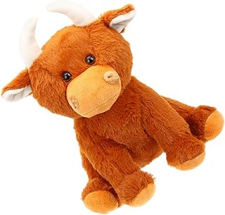 TOYANDONA Boneca Vaca Highland Bicho De Pelúcia Bicho De Pelúcia Bicho De Pelúcia Bicho De Pelúcia Vaca Bicho De Pelúcia Bicho De Pelúcia Para Adolescentes Bicho De Pelúcia Brinquedo Marrom
