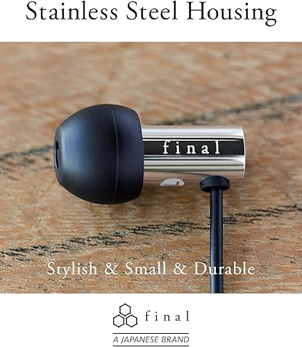 Miniatura 4 de Final Audio Design E3000C H-Res Auricular Acero inoxidable Negro