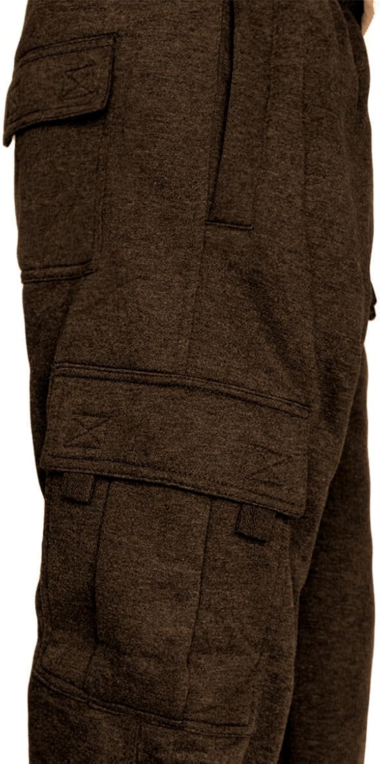 CEHT Men's Cargo Sweatpants Joggers Casual Pants with Pockets for Hiking Athletic Workout - Image 3