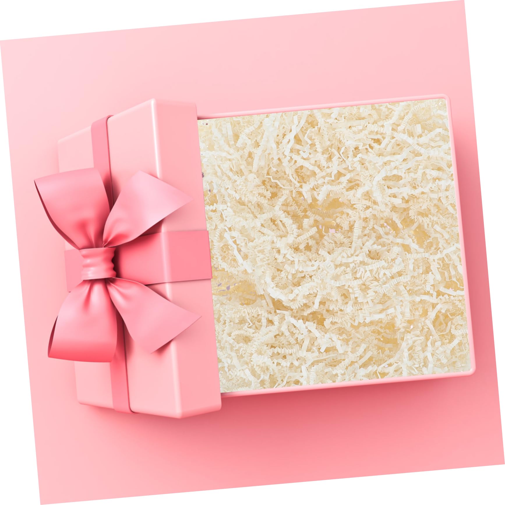 KOMBIUDA Déchiqueté Crinkle pour Remplissage De Boîtes Accessoires De pour Et Paniers De Saint-Valentin De Raffia