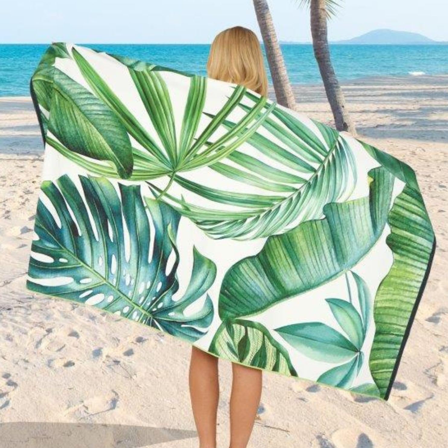 GC GAVENO CAVAILIA Extra Large Beach Towel for Adults - Quick Dry Microfibre Printed Beach Towels - Super Absorbent Beach Towel for Swim (180 x 100 cm) - (1 Piece) Soft, Sand Free,Lightweight - Multi — view 21