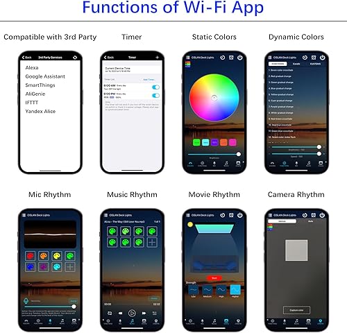Miniatura 8 de Luces de suelo de aluminio de 5 W con carcasa protectora, blanco cálido 2.56 pulgadas, bajo voltaje, 12-24 V CACC 18 AWG con cable IP67 impermeable,