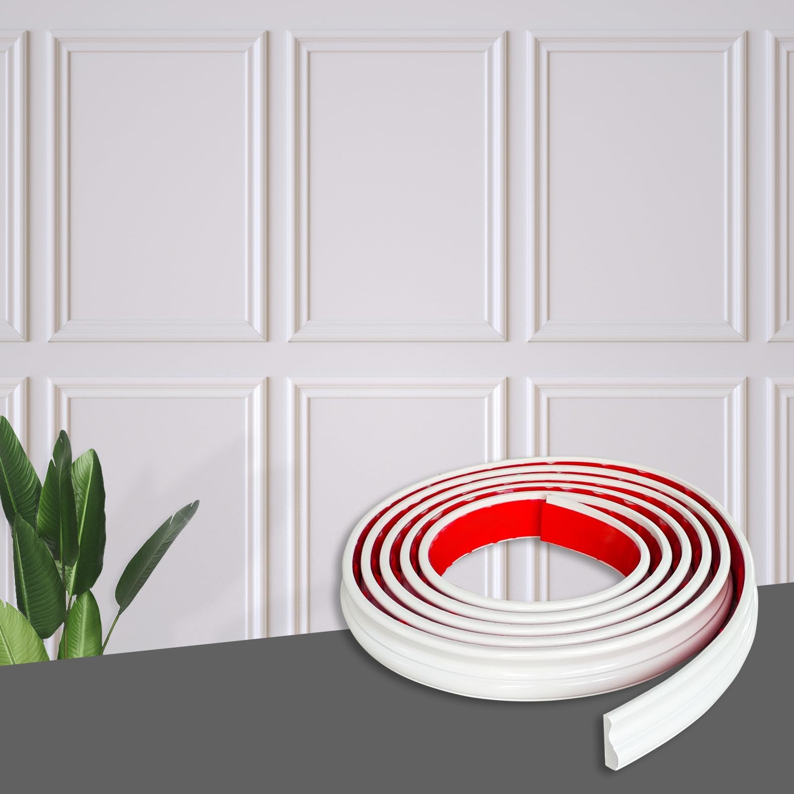 Birdeco Peel and Stick PreCut Wall molding kit Pieces, All