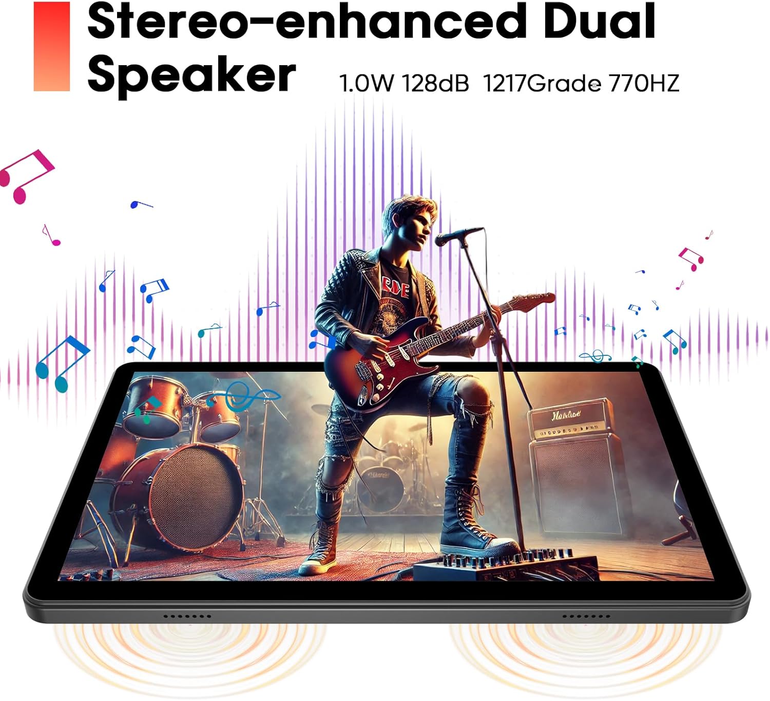 Android 15 Tablet 10 Inch with Keyboard Mouse, Octa-core CPU,RAM 18GB, ROM 128GB (Up to 1 TB), 800x1280 Widevine L1, WiFi 6 & Bluetooth 5.4, Dual Speakers, 5MP+8MP, 6000mAh, GPS - Image 7