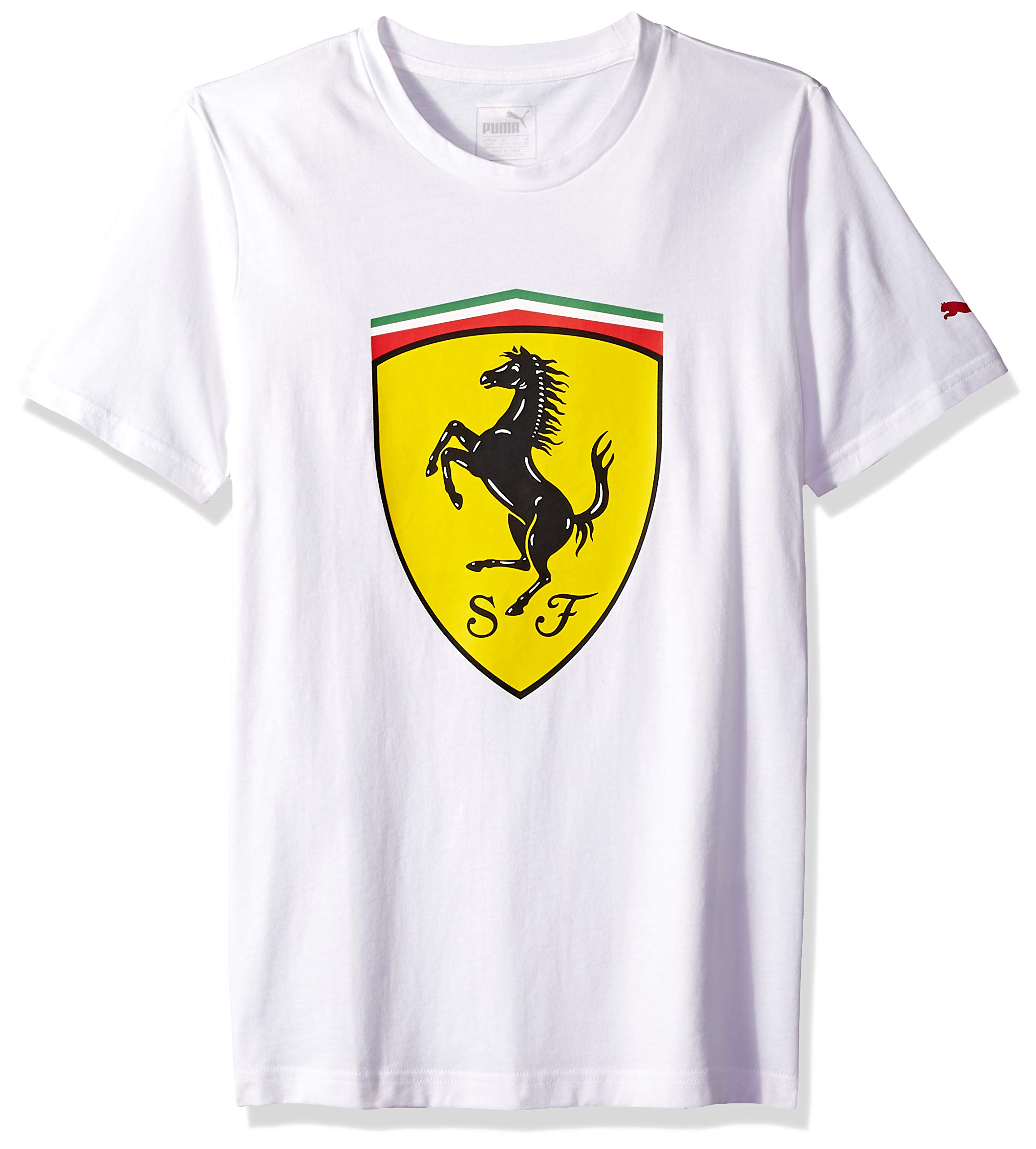 PUMA Ferrari SF Big Shield White Tee