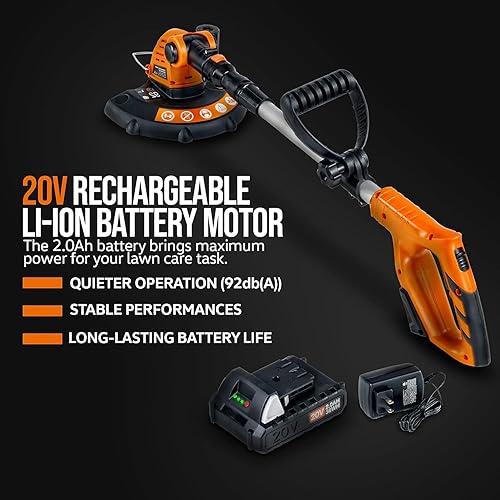 Miniatura 6 de SuperHandy Trailer Dolly Electric Power 3600 libras de peso máximo del remolque, 600 libras de peso máximo de la lengua y 2 en 1 cortacésped