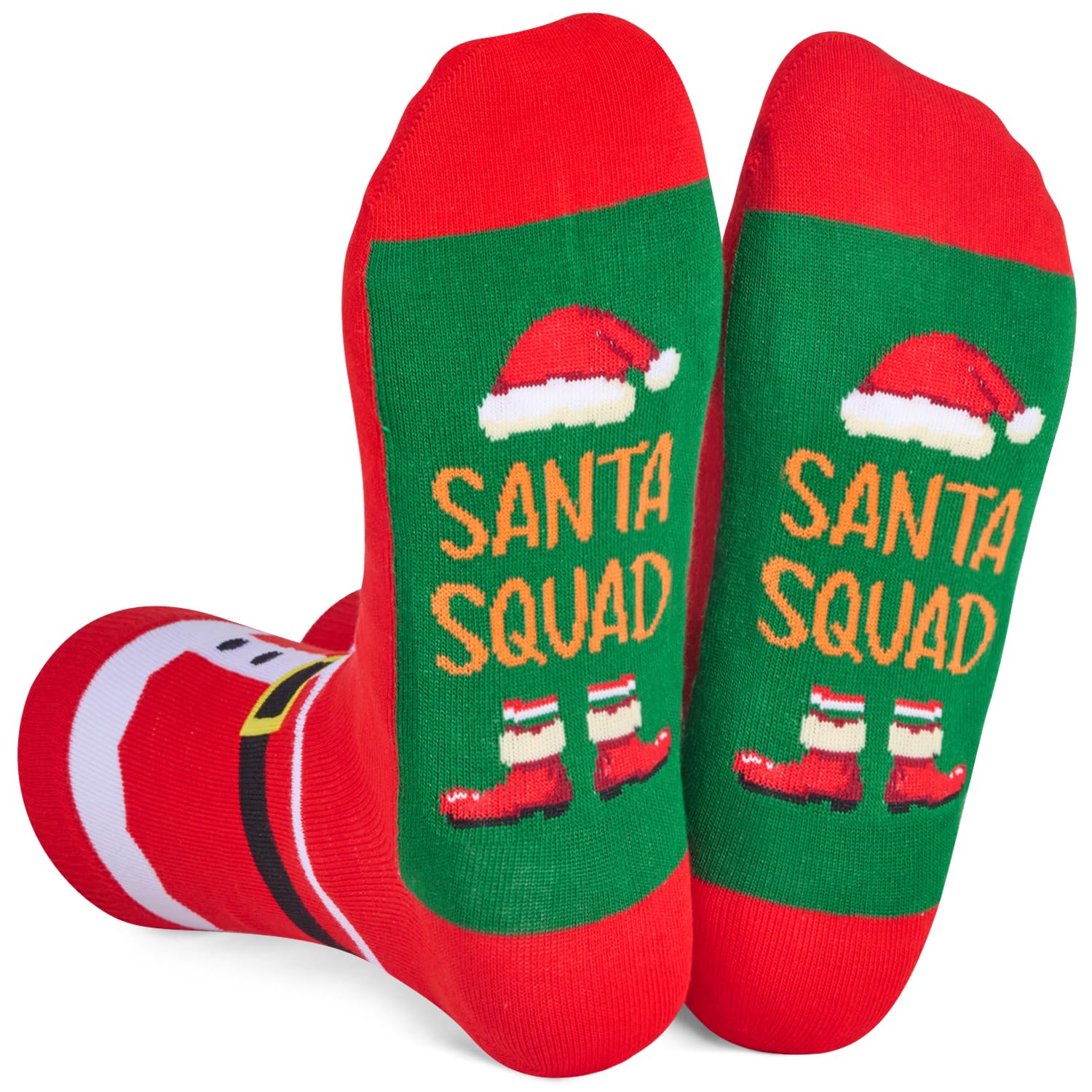 ZmartChristmas Gifts Santa Socks - Gifts for 2-18 Years Old Teen Boys Girls and Adult