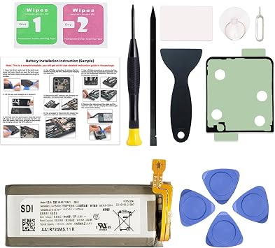 New Upgraded Battery for Galaxy Z Flip 3, EB-BF712ABY Replacement Battery Compatible with Samsung Galaxy Z Flip 3, with Repair Tools & Instruction