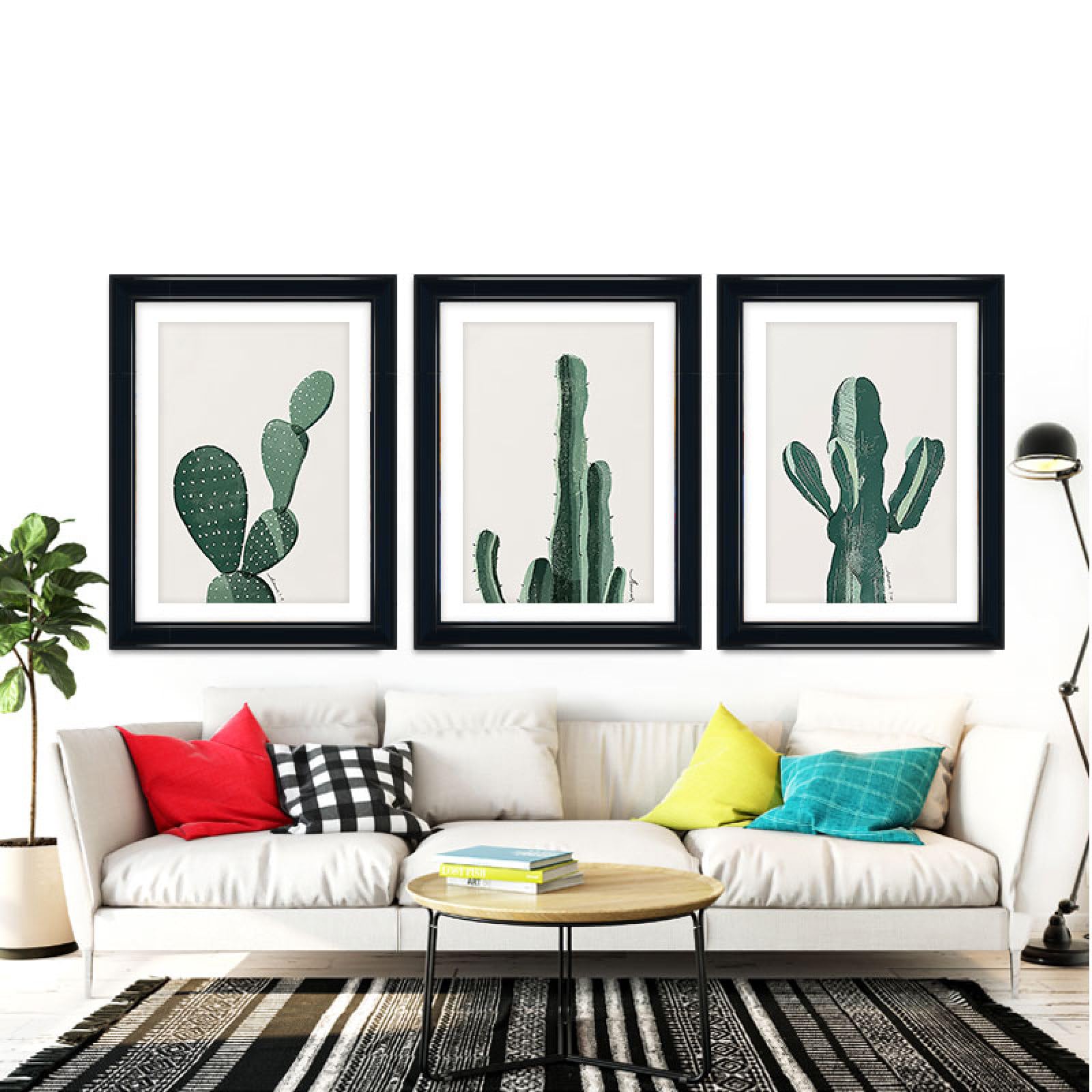Bilderrahmen Bildergalerie Massivholz Braune Wand 26,5 × 38 cm