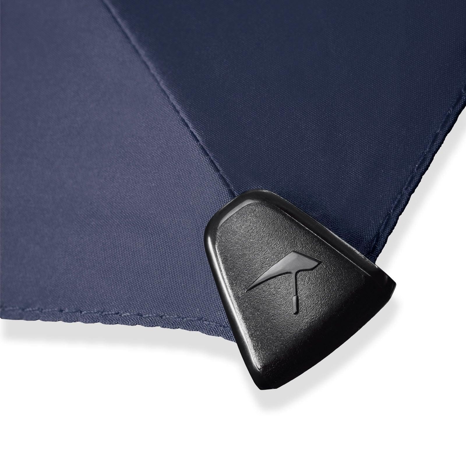 Senz XXL Stick Storm Umbrella Pure Black, 107 cm, Schwarz