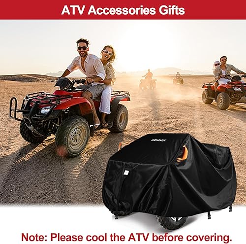 Miniatura 6 de Cubierta mejorada para cuatrimoto, resistente al agua, para exteriores, para todo tipo de clima, apta para Kawasaki, Honda, Polaris, Yamaha, Arctic