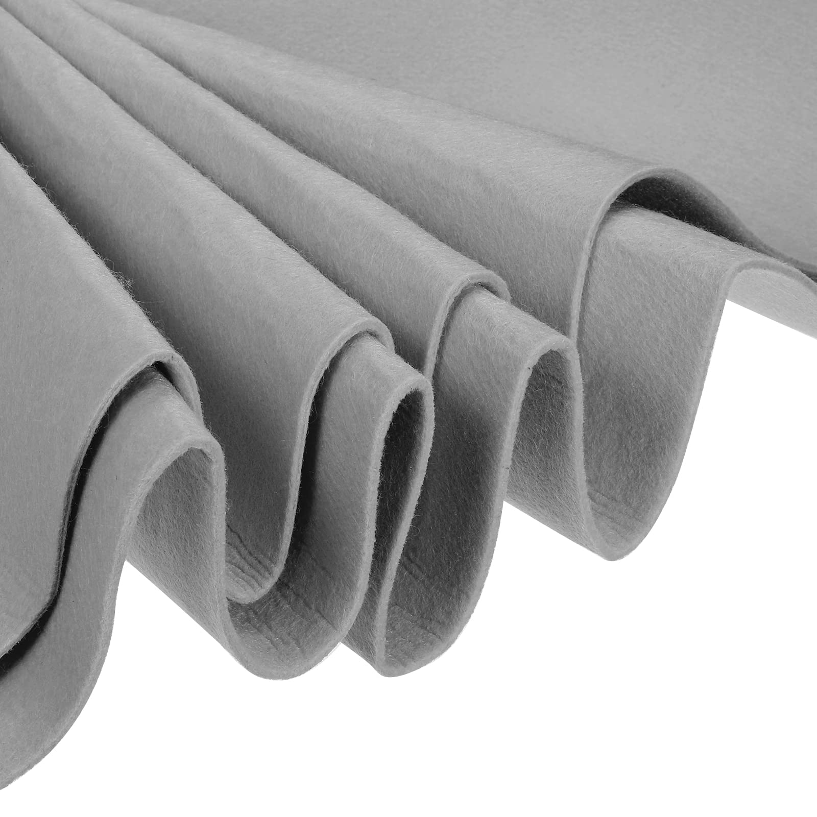 PATIKIL Acrylic Soft Felt Fabric Sheets Fiber Craft Sheets Silver Tone 39 Inch x 39 Inch Square 3mm Thick for DIY Arts, Crafts