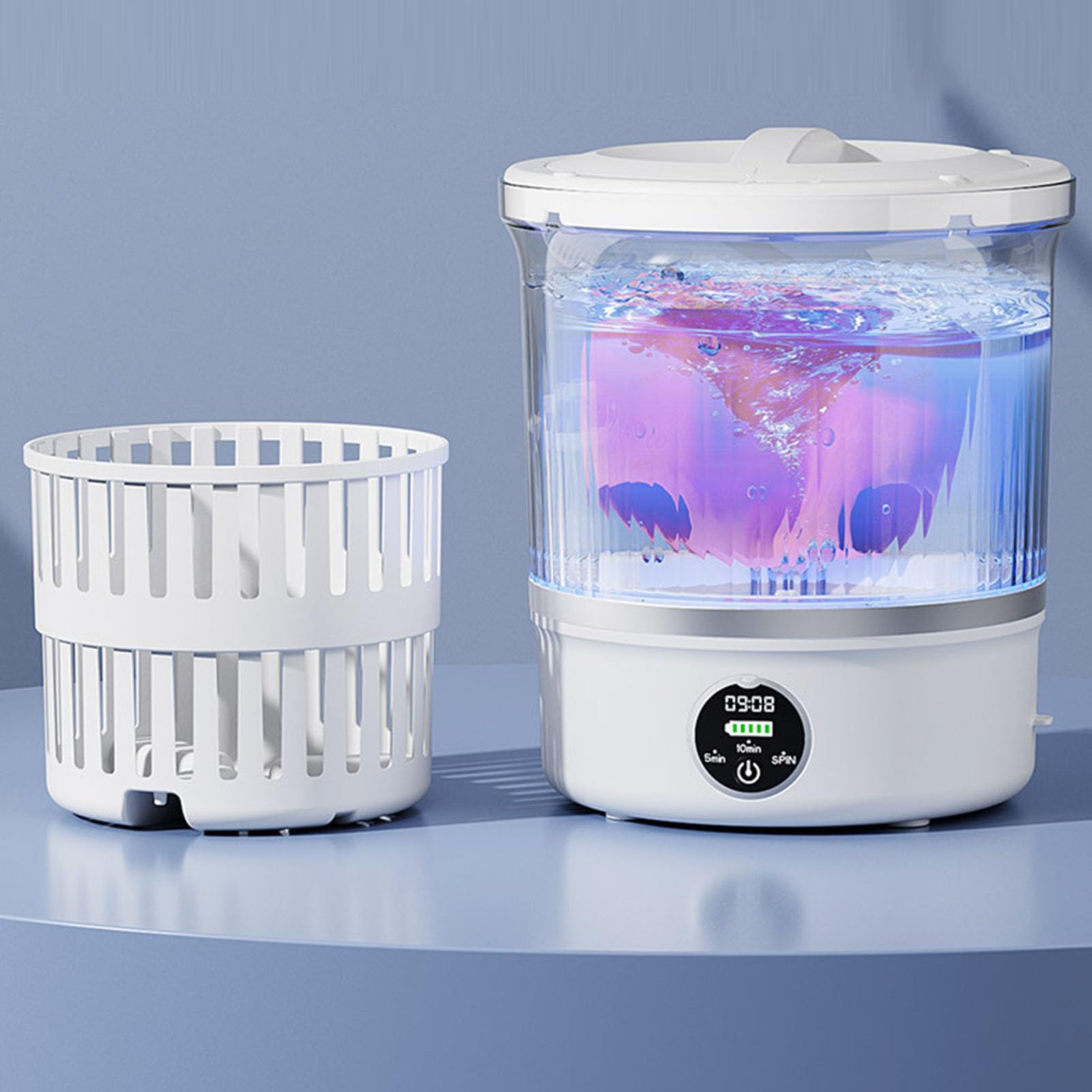 Mini Lavatrice per Biancheria Intima, Cestello Centrifuga