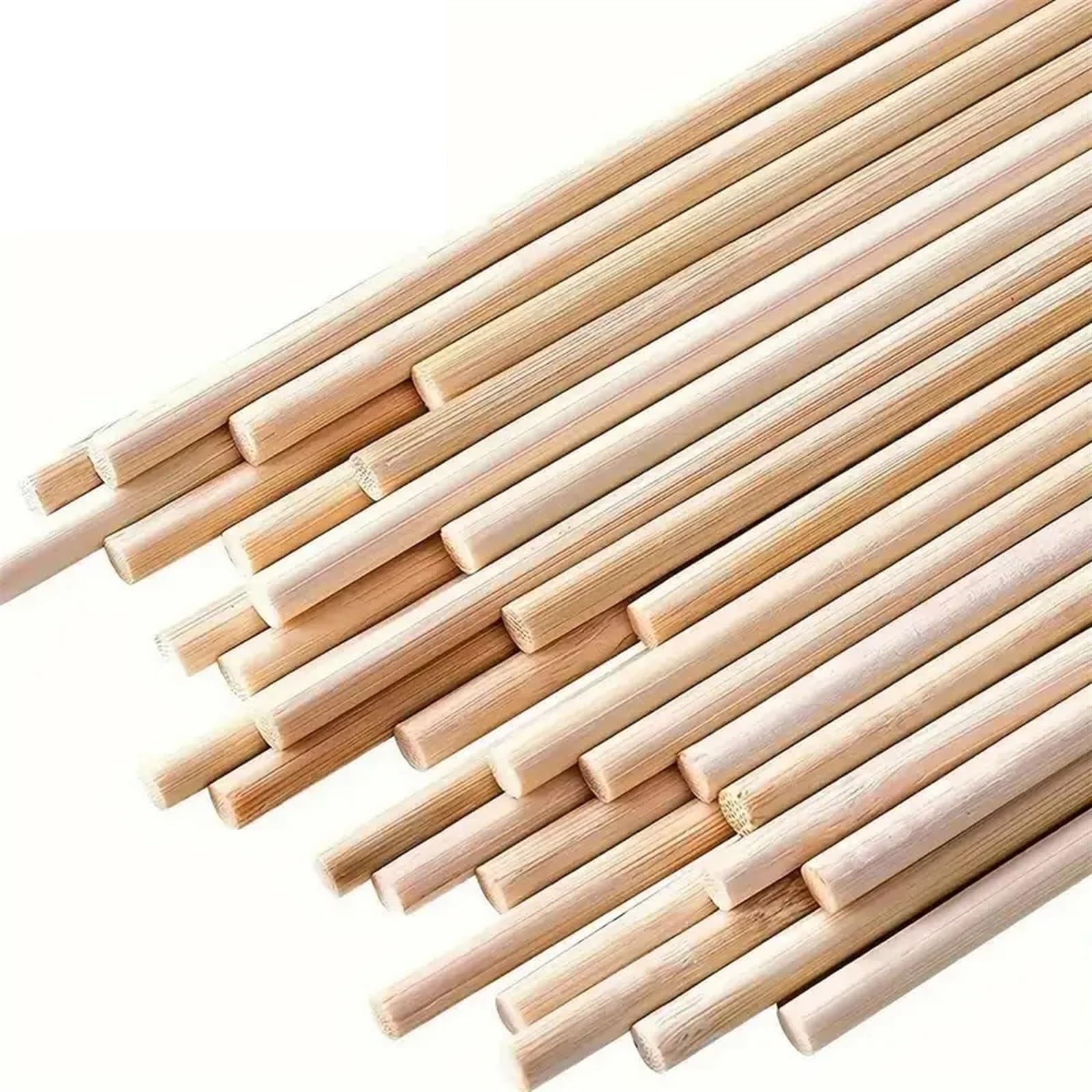 Bâtonnets en bois pour loisirs créatifs Bâtonnets en bois de 4 mm, matériel bricolage, 100 ou 500 pièces(500pcs)