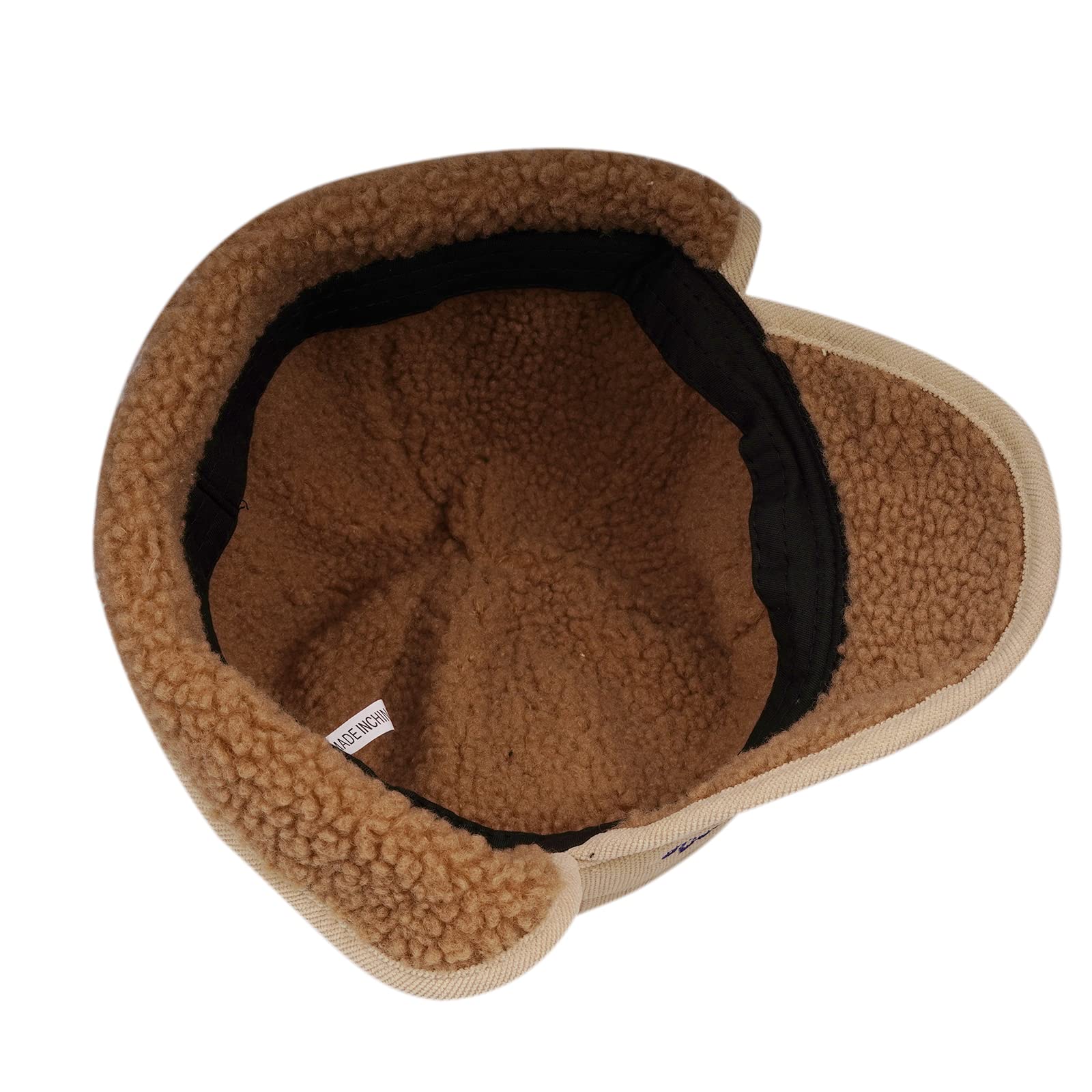 Wintermütze mit Ohrenklappen, warme Baseballkappe, dicke Trappermütze Schirm, winddichte Mütze