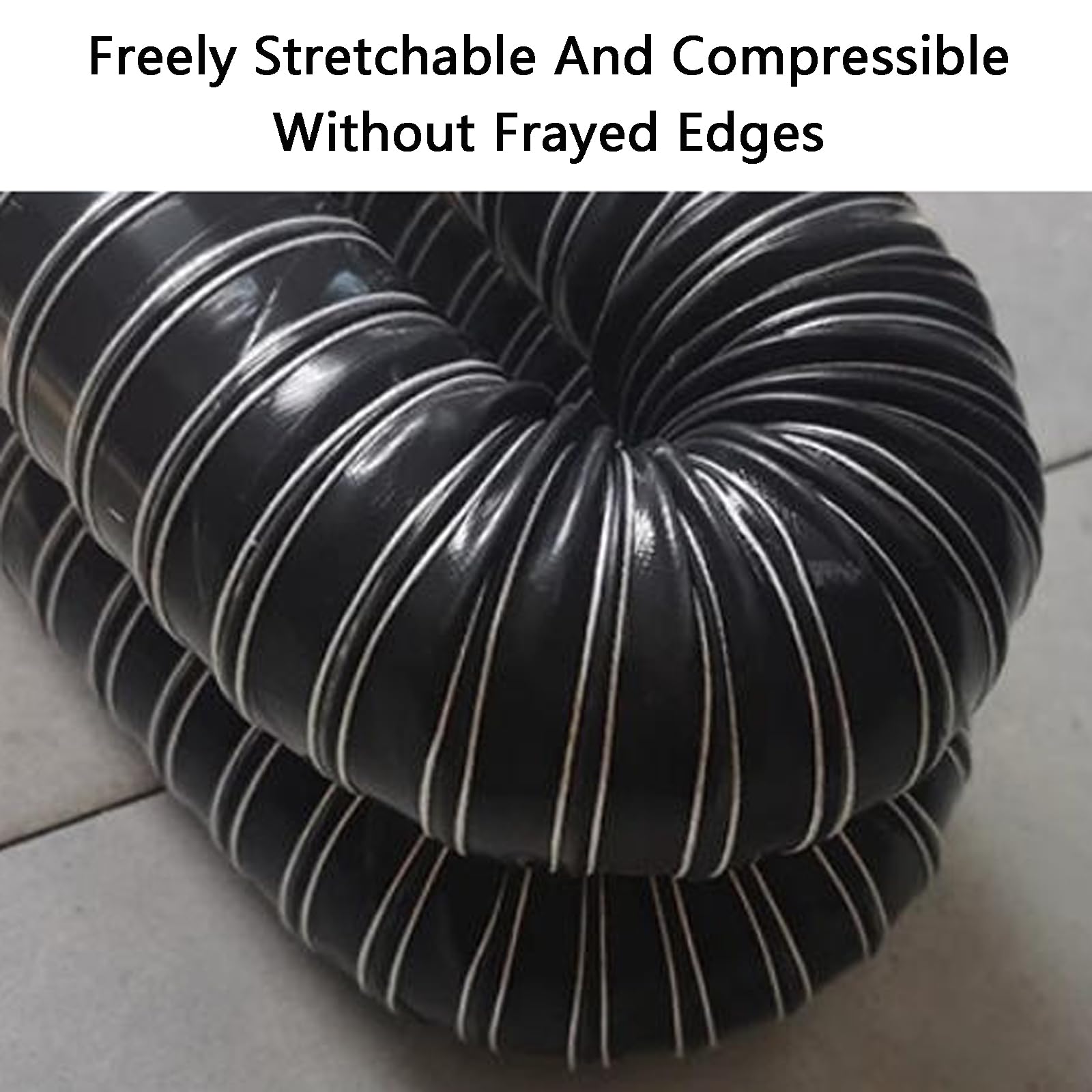 Manguera De ExtraccióN Flexible​,Tubo Flexible De Salida De Aire,Tubo Secadora Universal,Tubo Extractor De Aire Acondicionado,Conducto De Aire De Silicona Resistente Al Calors
