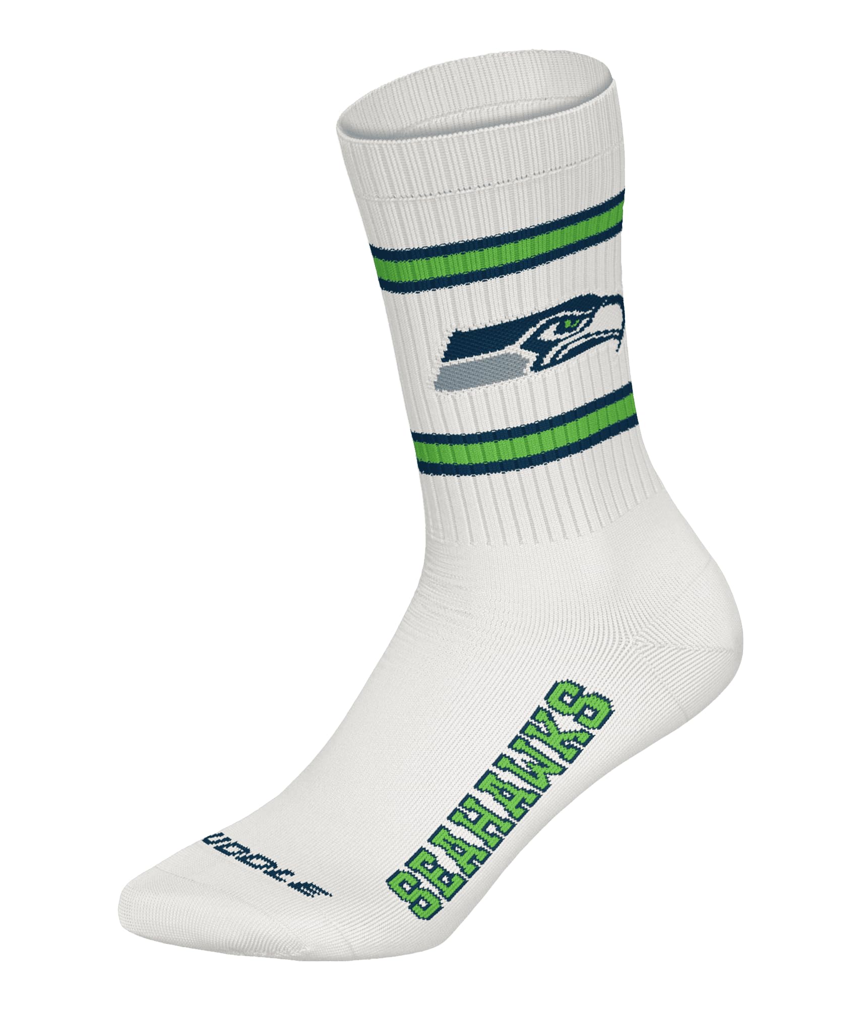 NFL Seattle Seahawks 3-teilige Rundhalssocken NNY/WHT/GRN 43/46