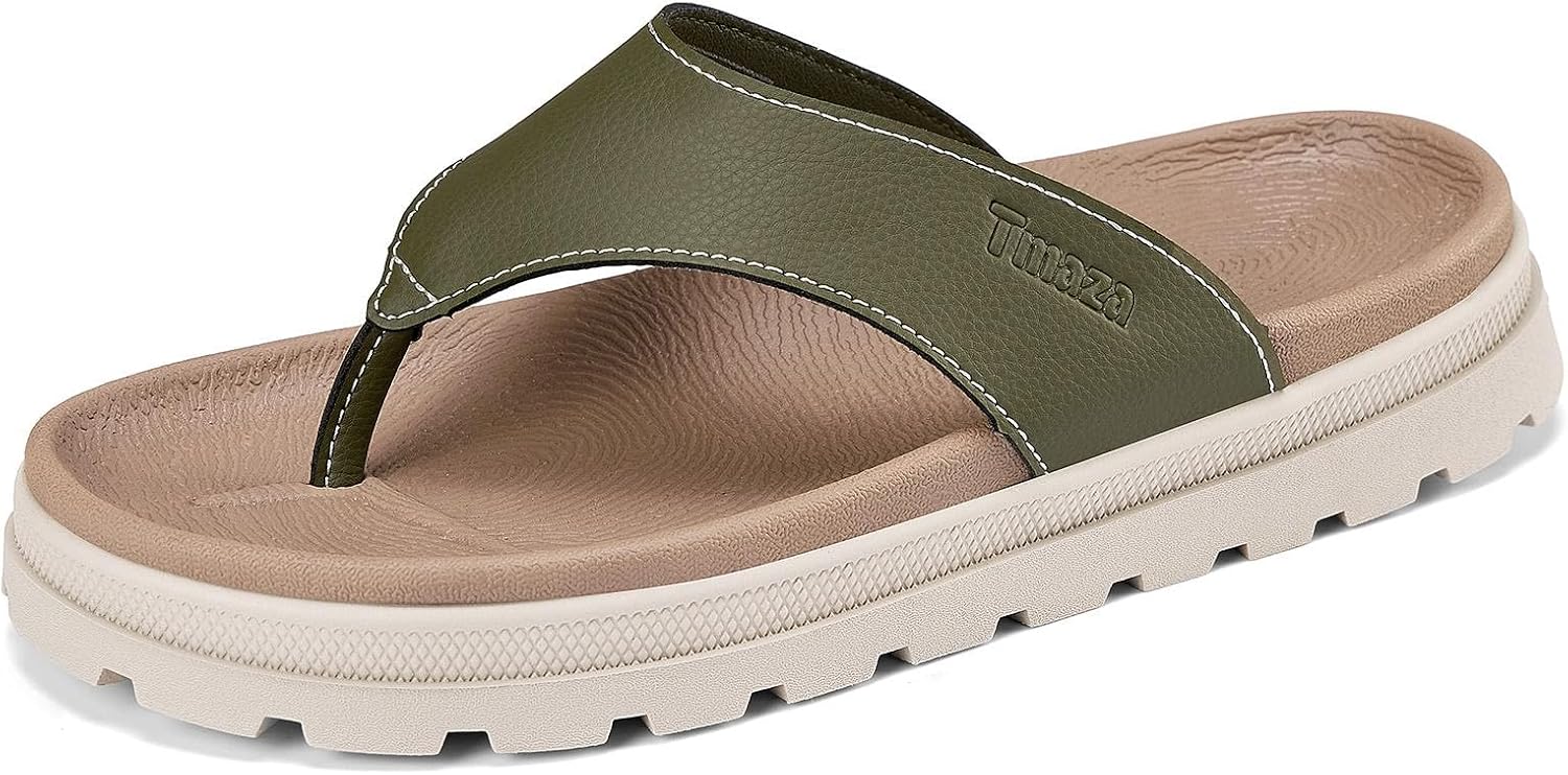 Mens Platform Sandals with Arch Support