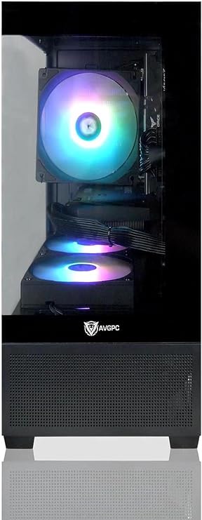 Mini-X Gaming PC - 4.2 GHz Max Boost AMD Ryzen 5 5500 6-Core 16-Thread CPU, RTX 3050 6GB Graphics Card, 16GB DDR4 3200, 500GB SSD Windows 11 AC WiFi