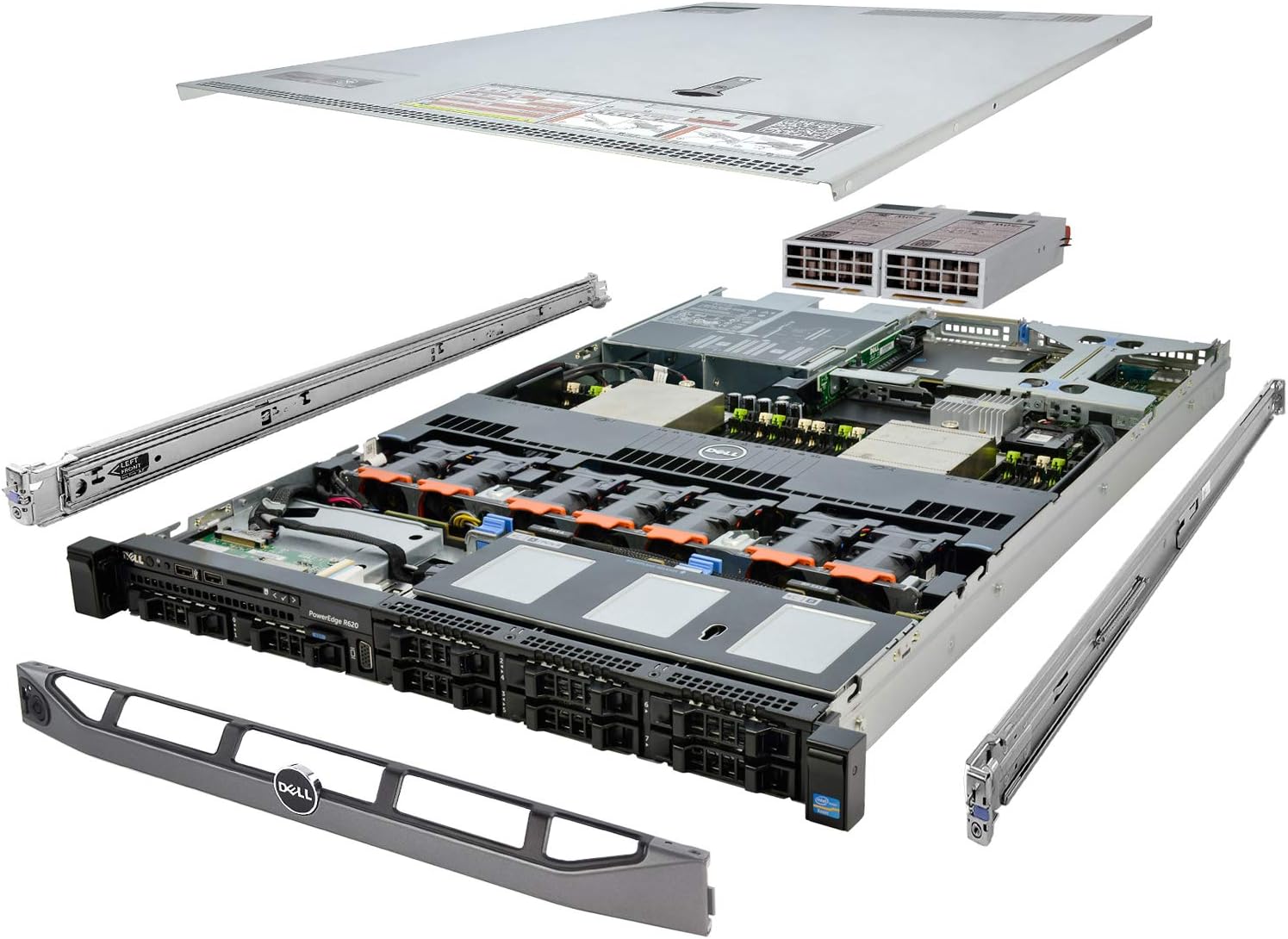 Amazon.com: DELL PowerEdge R620 Server 2X 2.70Ghz E5-2697v2 12C 128GB ...