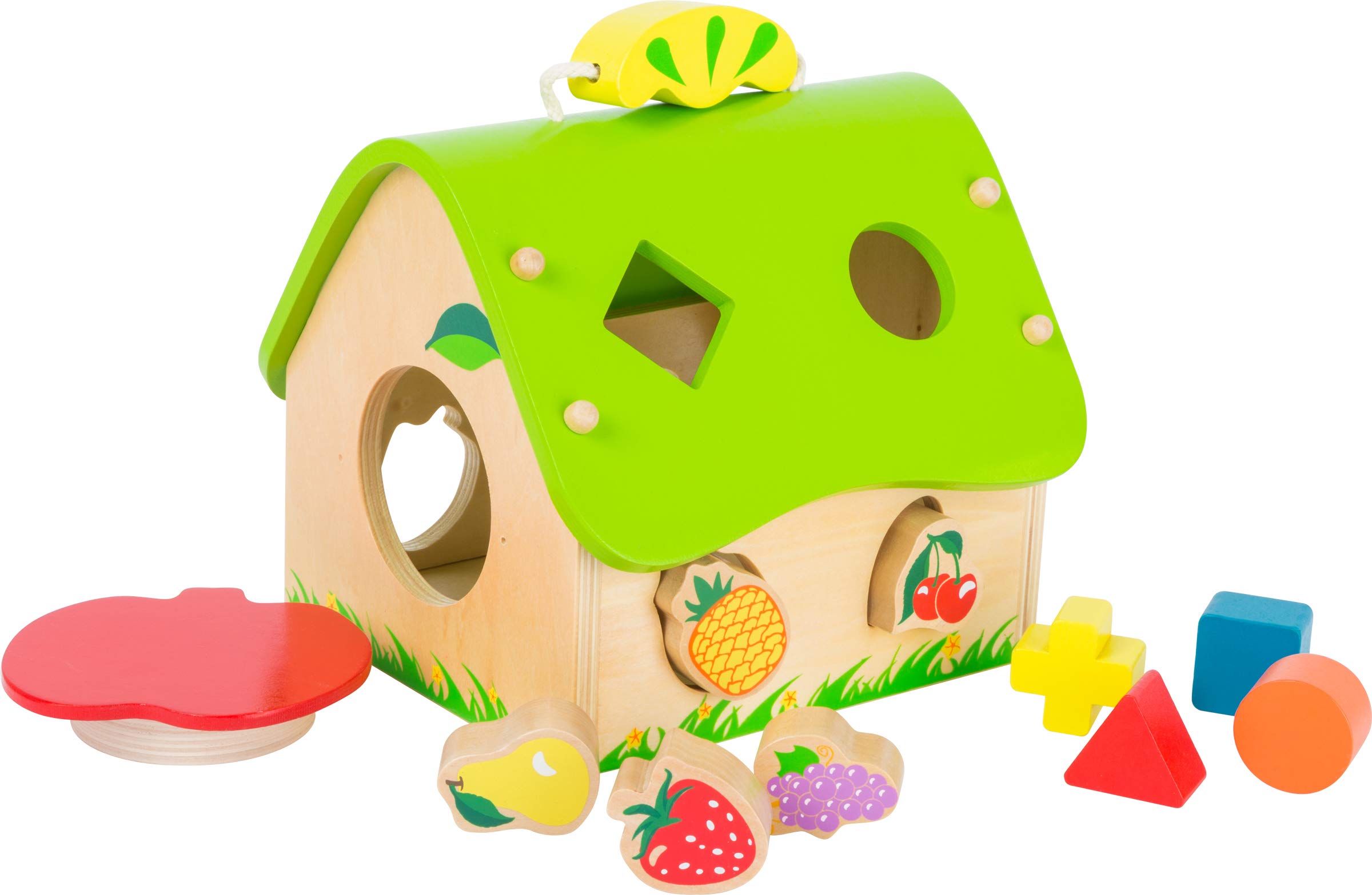 small foot 6622 Motorikspielzeug Steck-Haus Früchte, 2019416