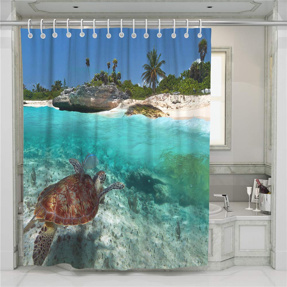 Le Rideau De Douche Polyester Recyclé Fleurs Esquissées | Simons Maison