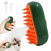 Cat Steam Brush, 3 in 1 Pet Steam Brush, Electric Steamy Cat Brush, Steam Cat Brush Silicone Self Cleaning Cat Steam Brush for Shedding, Massage, and Clean