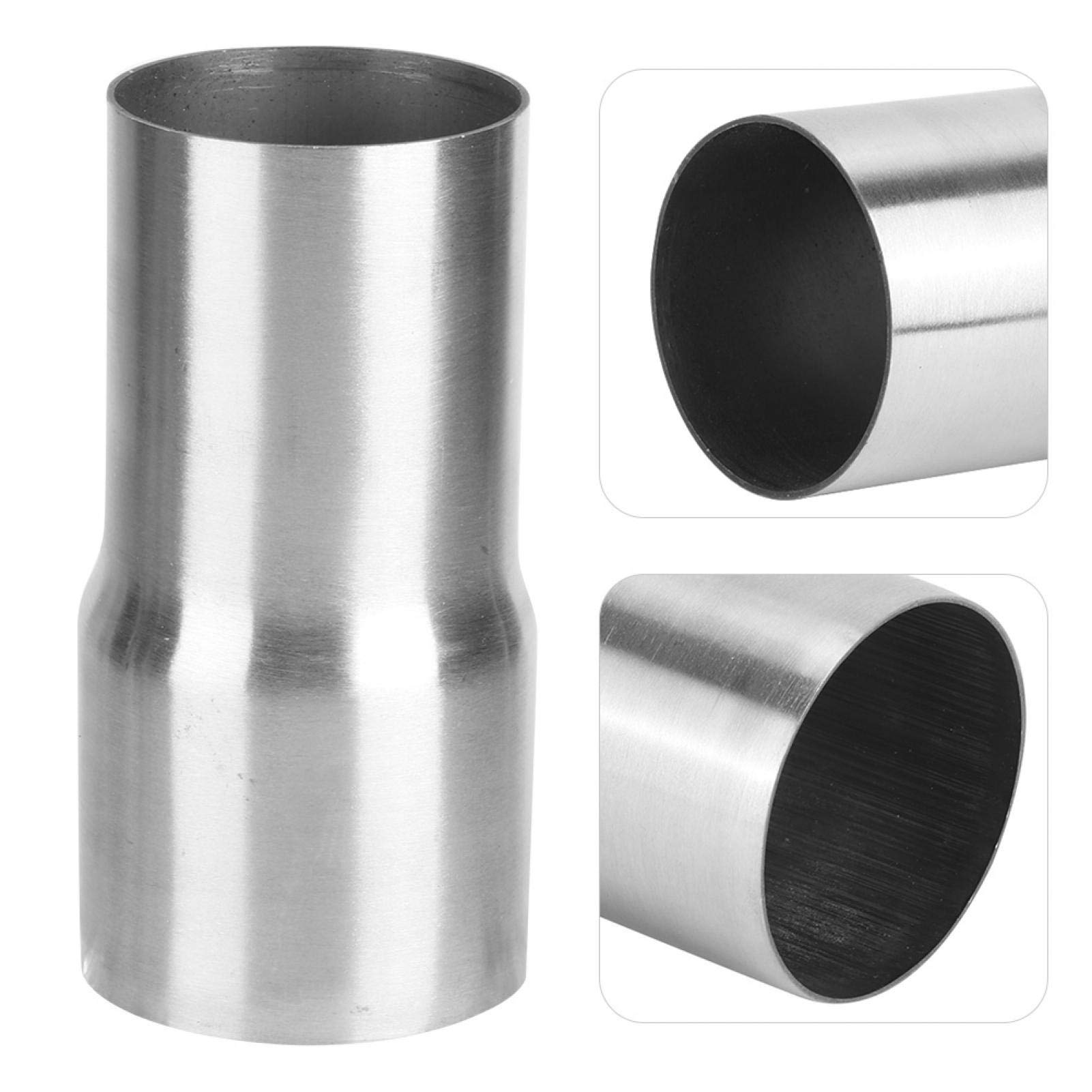 Adapter rury wydechowej, złącze rury wydechowej ze stali nierdzewnej Uniwersalny adapter rury wydechowej do części zmodyfikowanej przez samochód(57-63MM)