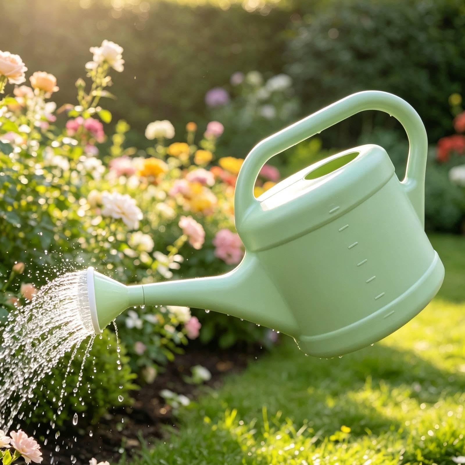 Arrosoir à Arrosoir Arrosoir d'Arrosage Arrosoir Jardin Grande Bec Long Amovible pour Arrosage Précis Matière PP Résistante, 8L