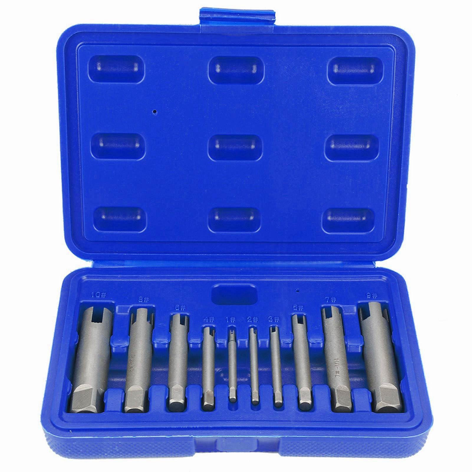 Set di estrattori per Viti, Kit per Viti danneggiate per Uso Industriale, Set di Strumenti per l'estrazione di Viti spanate