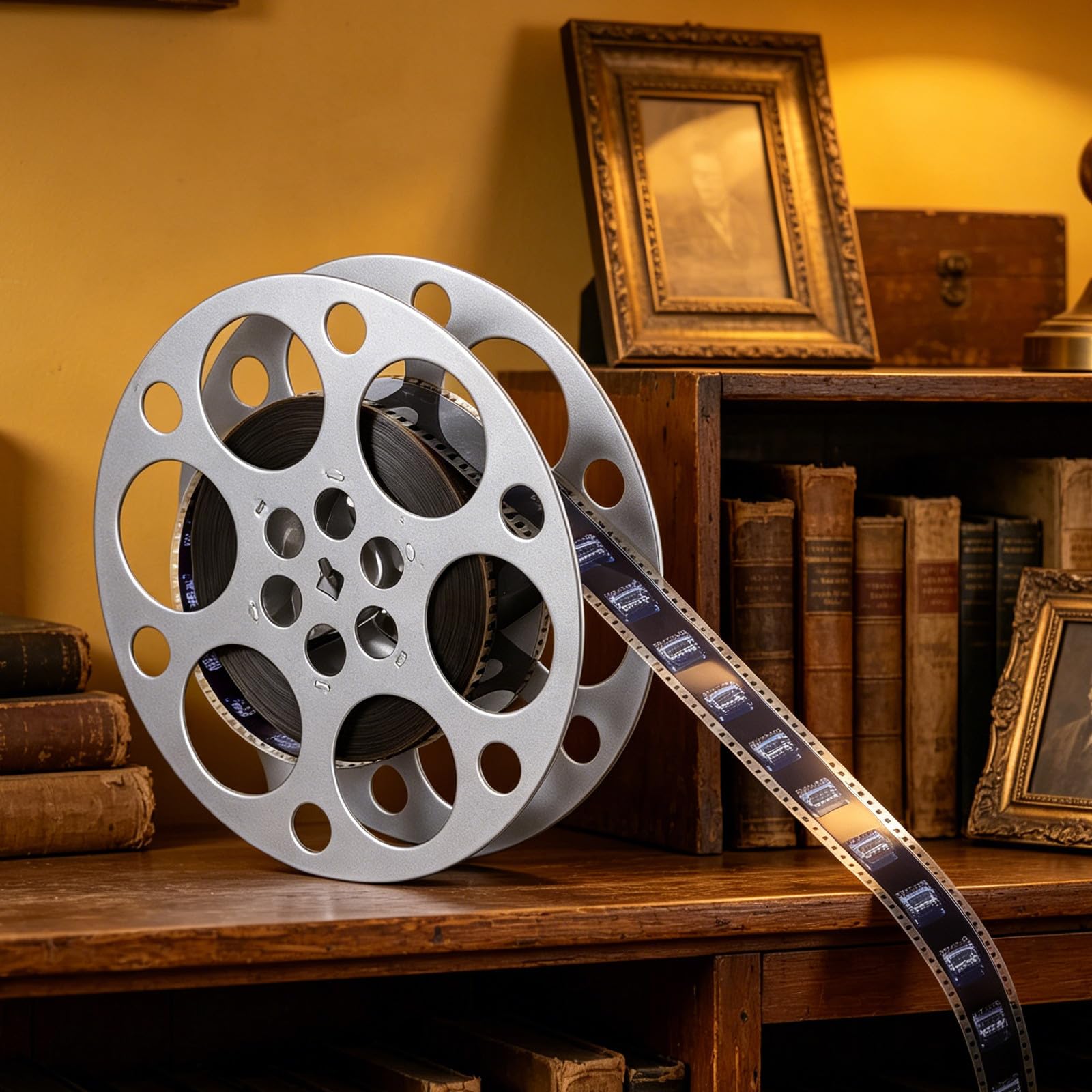 Vintage Filmstreifen Dekoration Eisen 18cm Retro Tischdeko