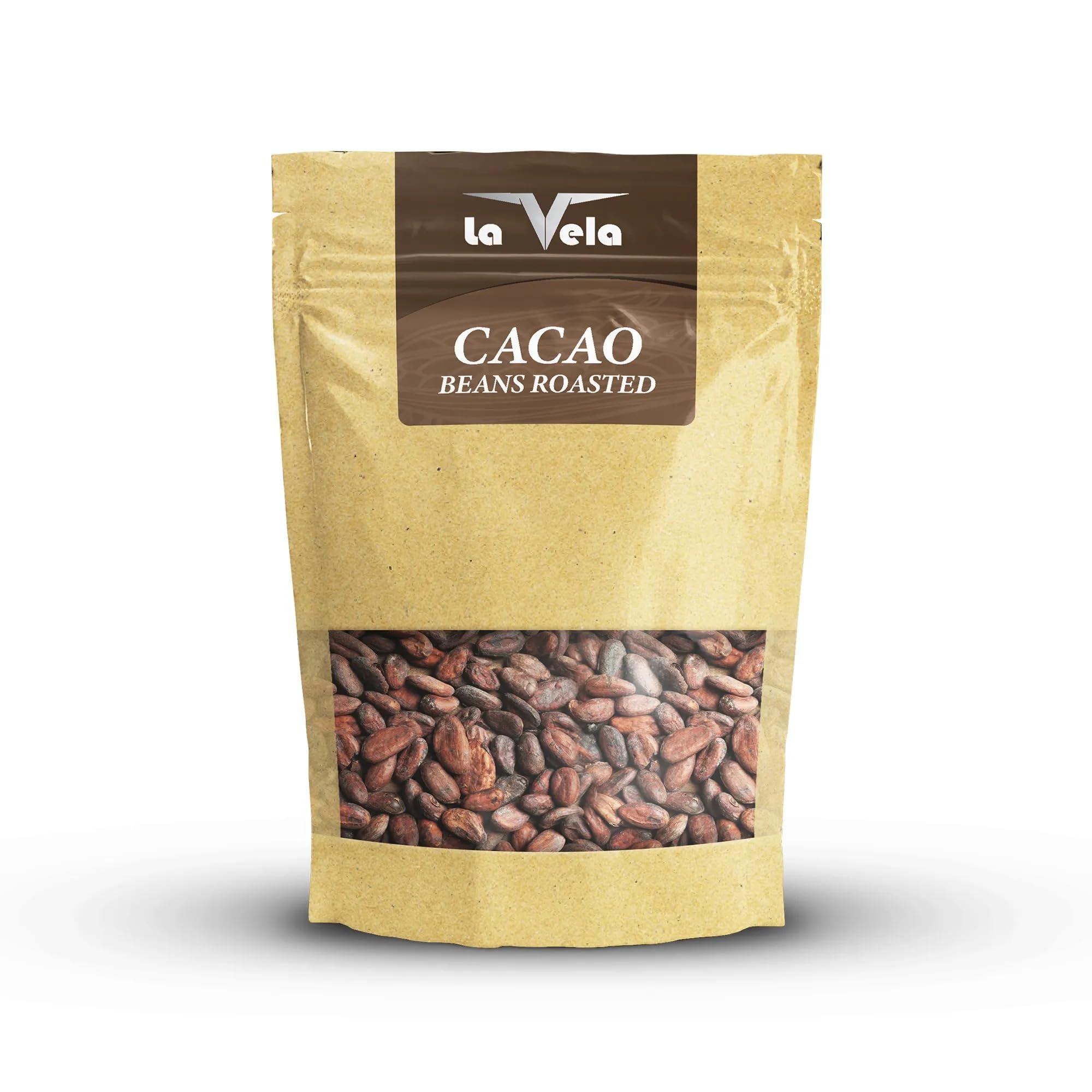 Cocoa Beans Roasted Forastero Cacao Beans 907g (32oz) | Whole Roasted Chocolate Beans | Theobroma Cacao | Baking & Chocolate Making 100% Natural