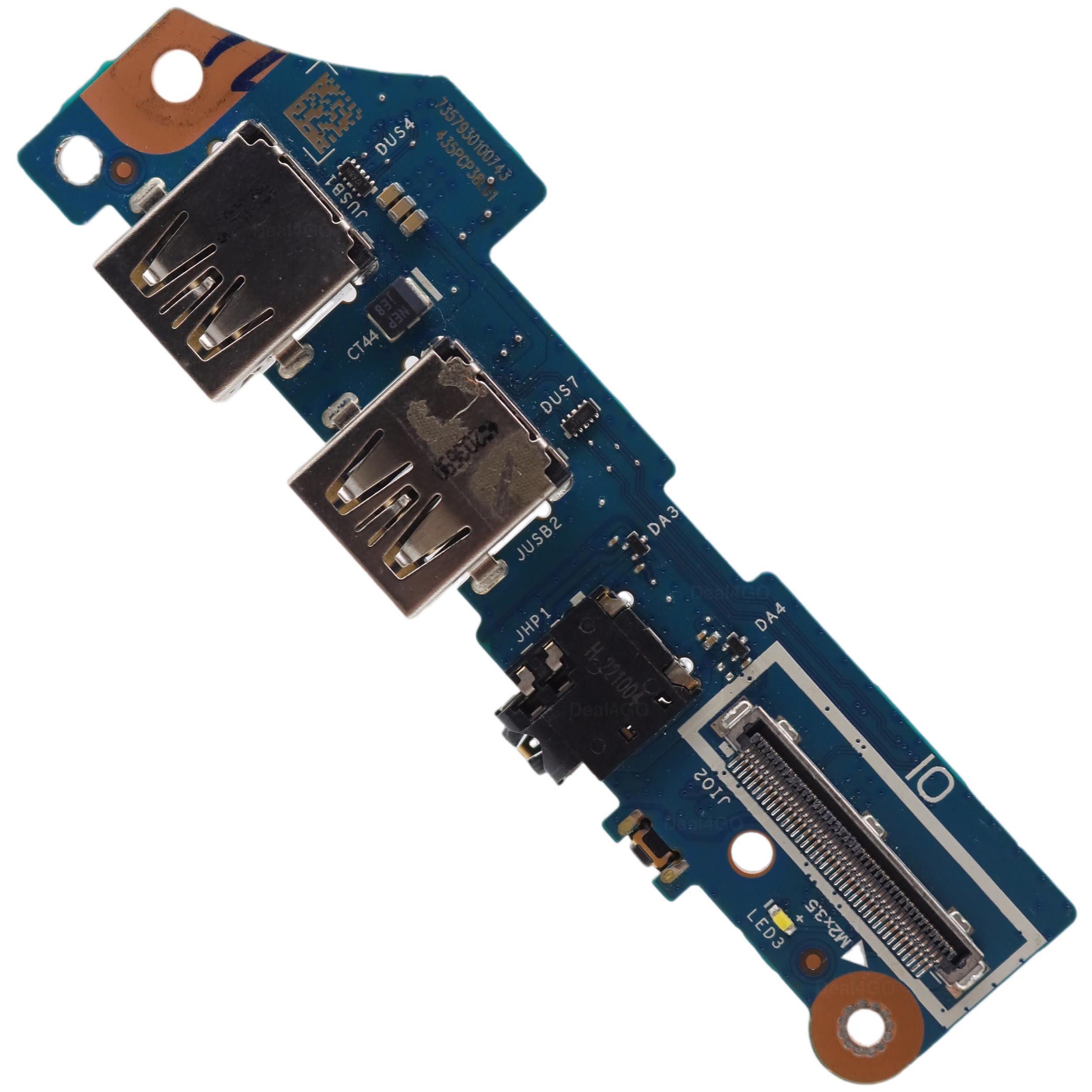 Carte I/O (entrée/sortie) Asus V2-IO-A - Avec Bouton Power Et Audio USB - Occasion Testée