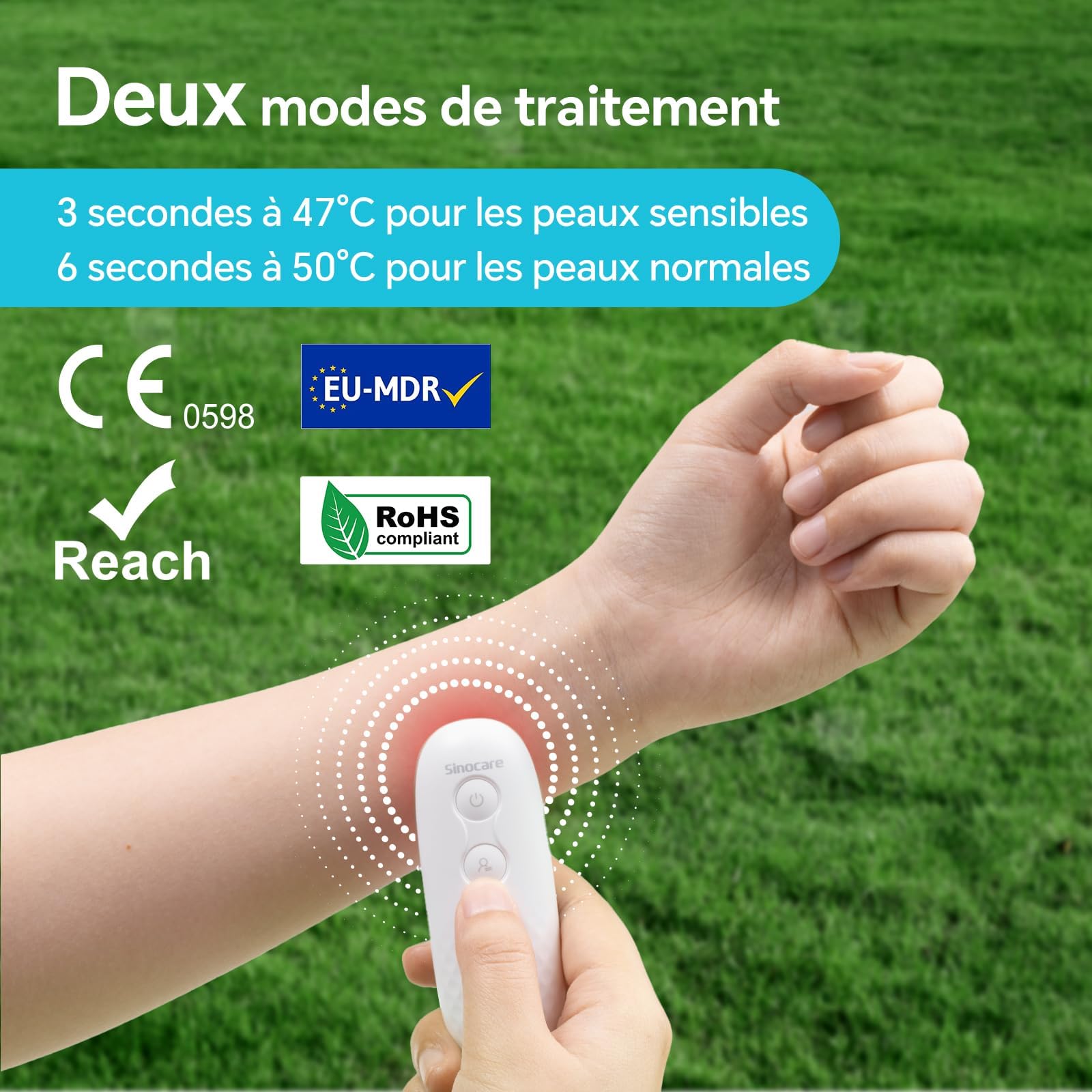 Dispositif Contre Les Démangeaisons – Stylo Anti-insectes Sans Substances Chimiques – Soulage Piqûres De Moustiques, Puces, Punaises De Lit – Pour Enfants, Adultes – Usage Maison Et Extérieur