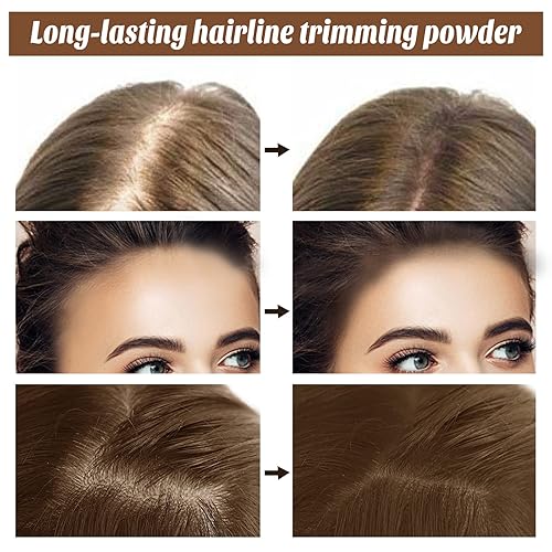 Miniatura 4 de Boobeen Polvo de sombra multifuncional para cubrir la raíz de la línea del cabello, polvo corrector de línea de cabello, retoque de raíz de cabello