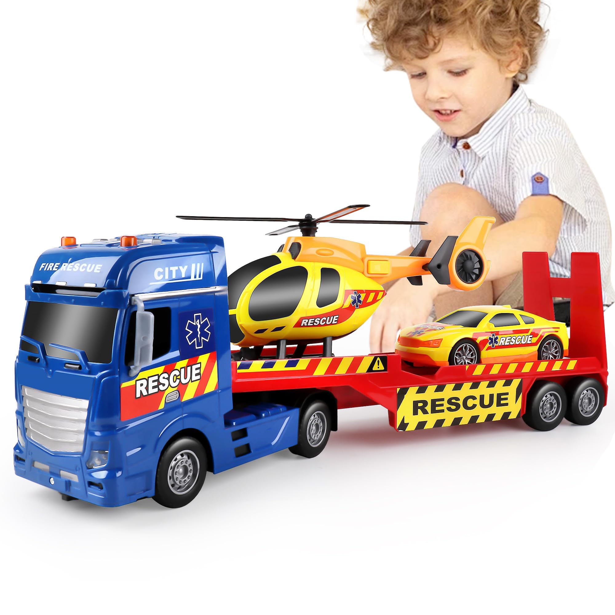 Amazon.com: Dwi Dowellin Tow Truck Toy for Kids,25.6