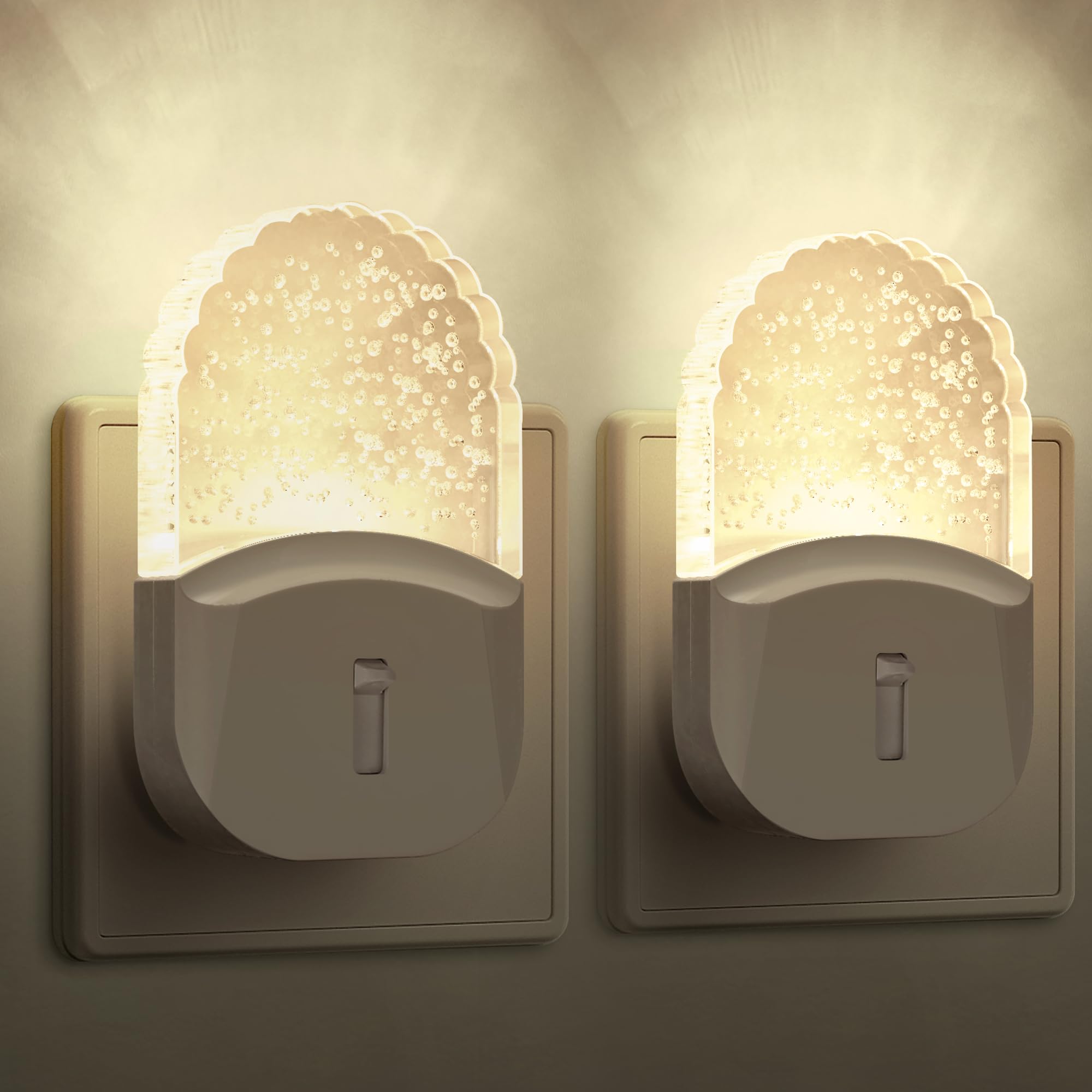 Briignite Luce Notturna Con Sensore Di Movimento A Spina - LED 0,6W 60 Lumen 3000K - Rilevamento 4 Metri 120° - 3