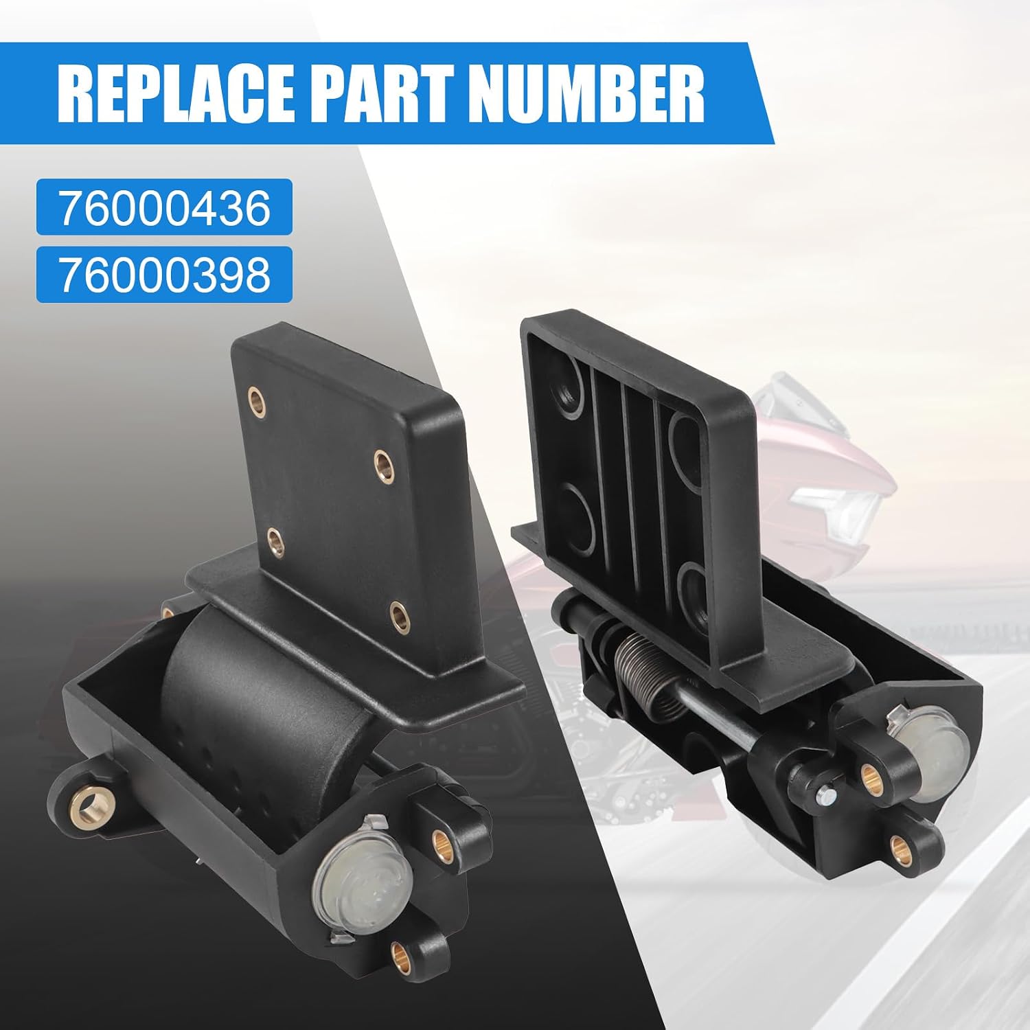 Inner Fairing Media Glove Box Door Hinge Compatible with 2014-2024 Harley Davidson All Road Glide Glove Box Hinge Replace#76000436