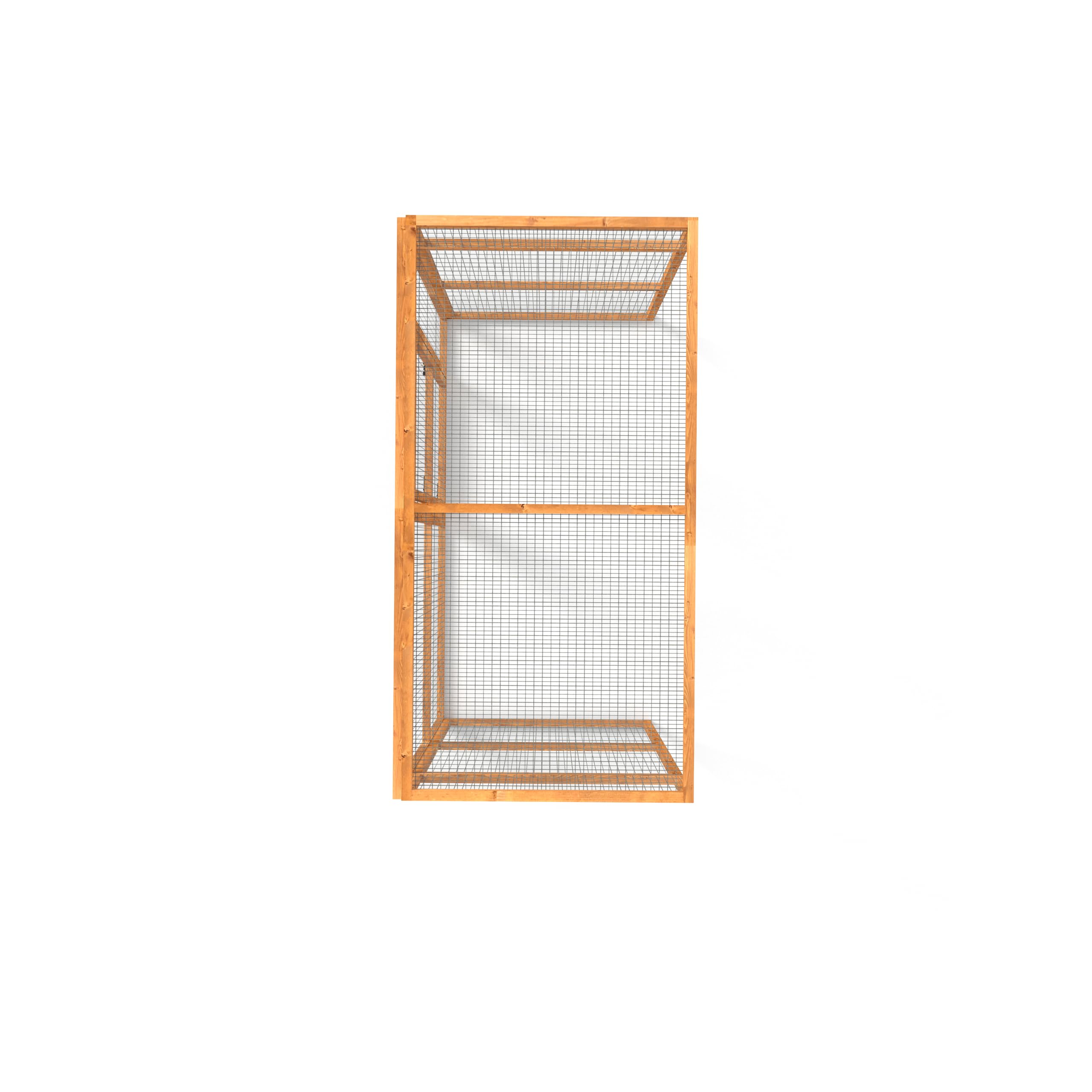 The Hutch Company 3 Sided Wingham Catio & Playpen – Outdoor Cat Enclosures, Shelves, Ramps & Accessories | Safe Outdoor Play for Cats 12 Different Sizes to suit all Homes (6ft│3ft│7.2ft) — view 9