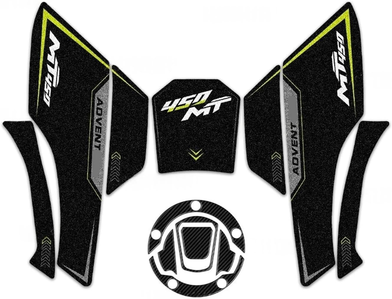 Motorcycle Tank Sticker Motorcycle Accessories PVC Side Fuel Tank Stickers Pads Decals Oil Gas Cap Protection for CF&Moto 450-MT.