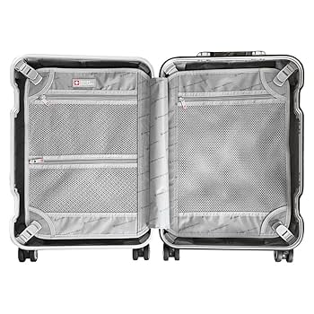 新品 ★ スイスミリタリー プレミアム スーツケース 64L シルバー 24in Amazon.co.jp: スイスミリタリー プレミアム スーツケース 64L