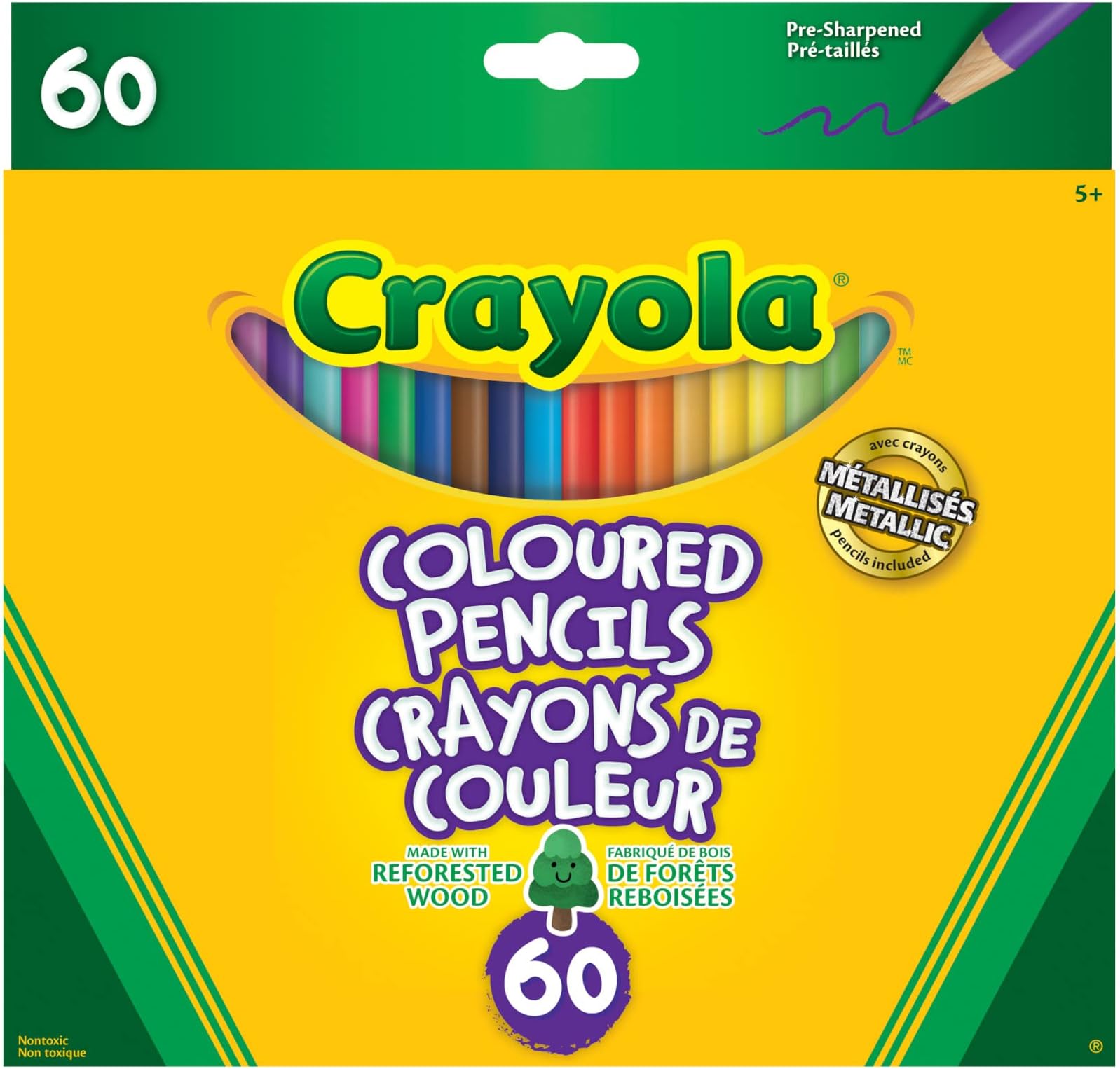 Coloured Pencils, 60 Ct