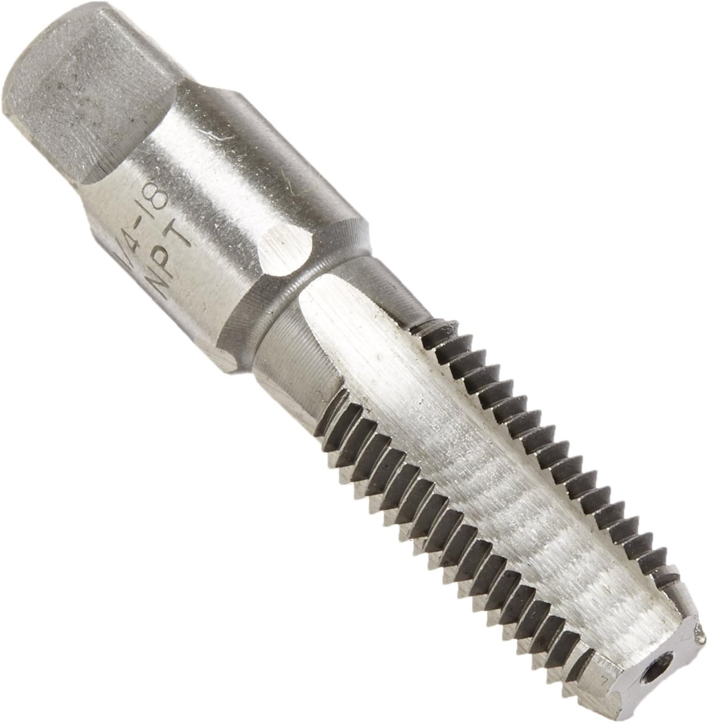 Drill America DWTPT1/4 DWTPT Series Qualtech Carbon Steel Pipe Tap, 1/4"-18 NPT