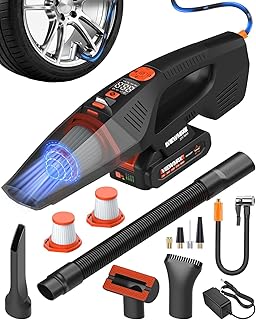 Aspiradora inalámbrica de coche de 20 V con batería, para limpieza de coche, hogar, oficina, mascotas