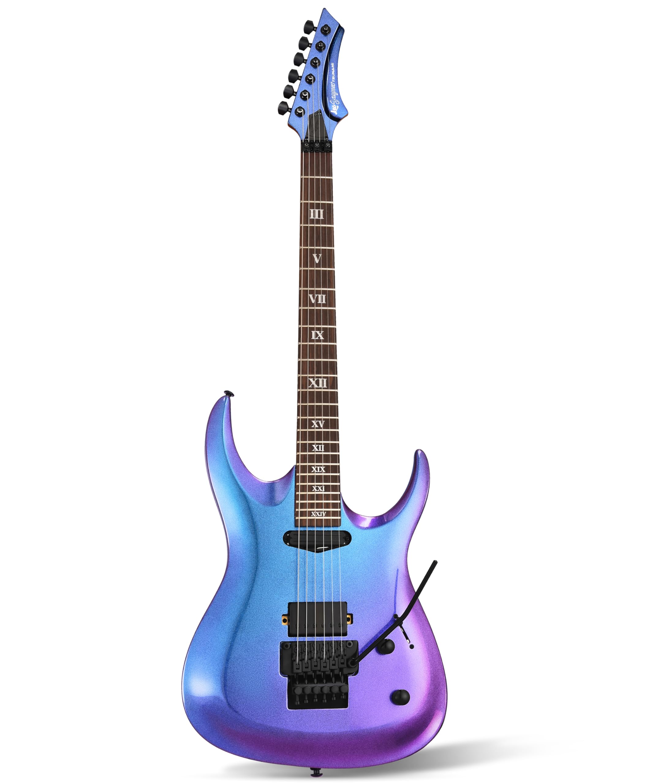 Amazon.com: Leo Jaymz Tsunami Electric Guitar Mahogany Body