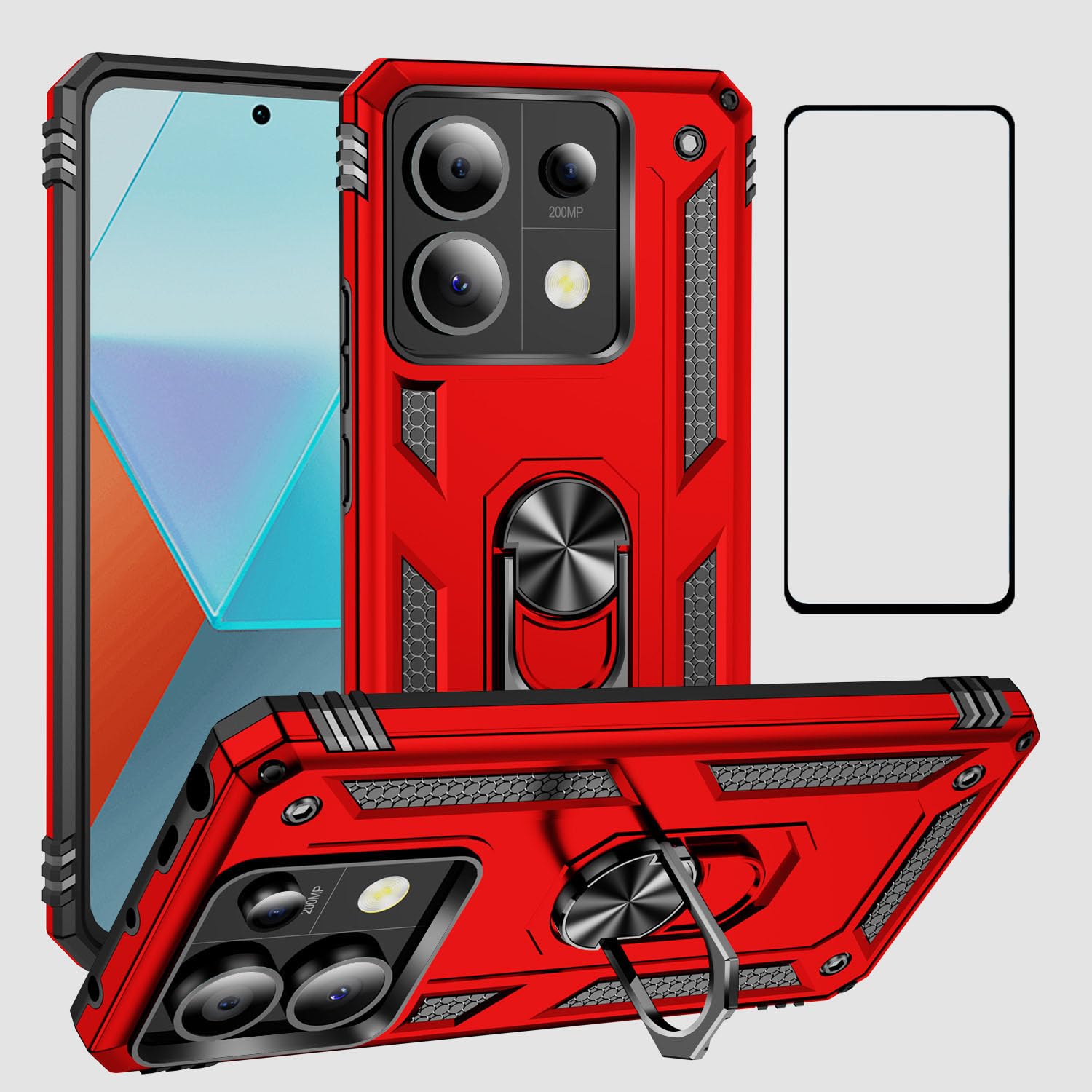 For Xiaomi Redmi Note 13 Pro 5G/Poco X6 5G Case With Screen Note 13Pro