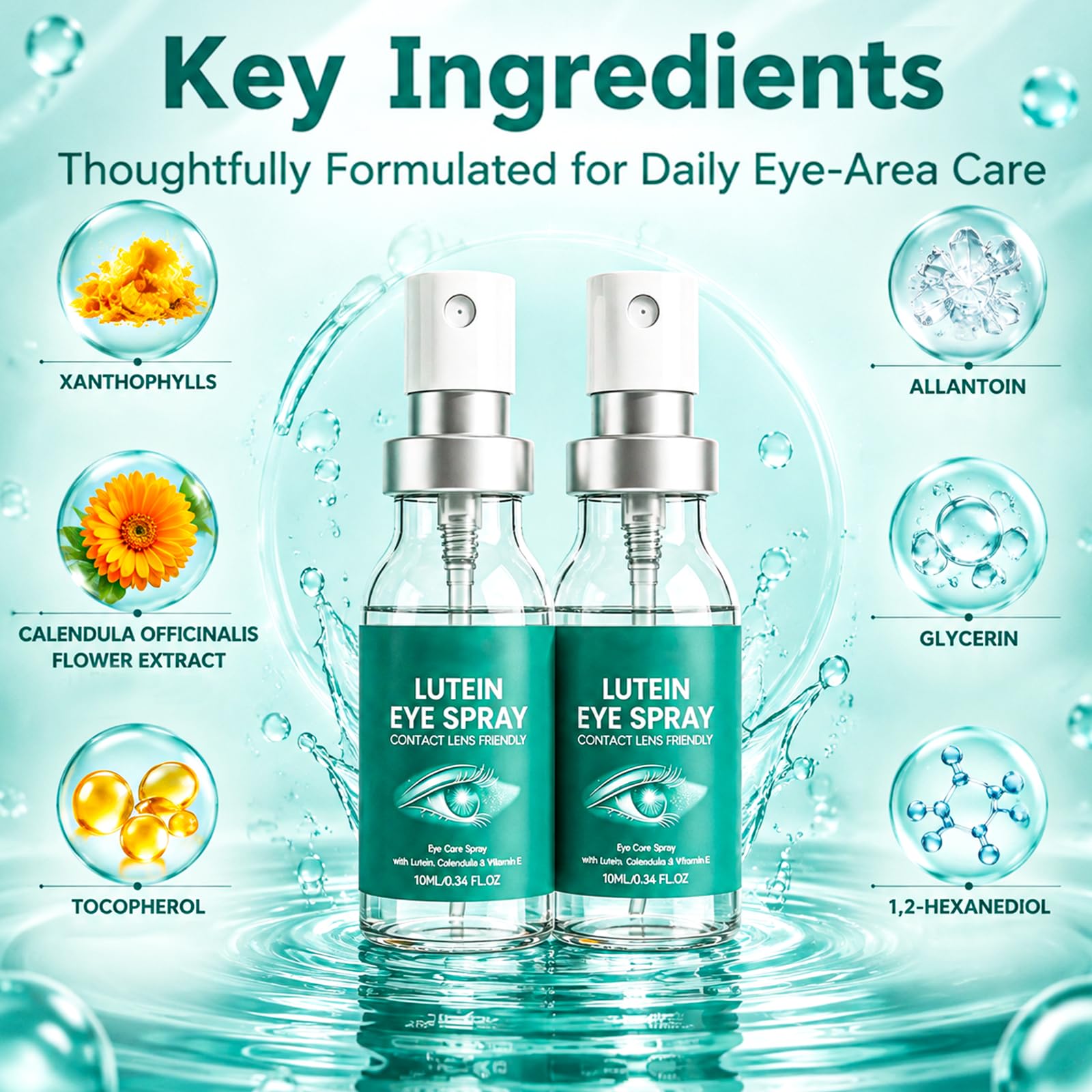 Lutein Eye Spray, 2pcs Daily Eye Comfort Care & Hydration for Dry Eyes — Amazon image 5